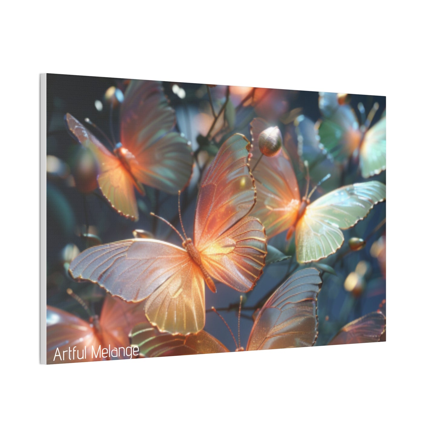 Fluttering Dreams: Butterfly Canvas Print Collection