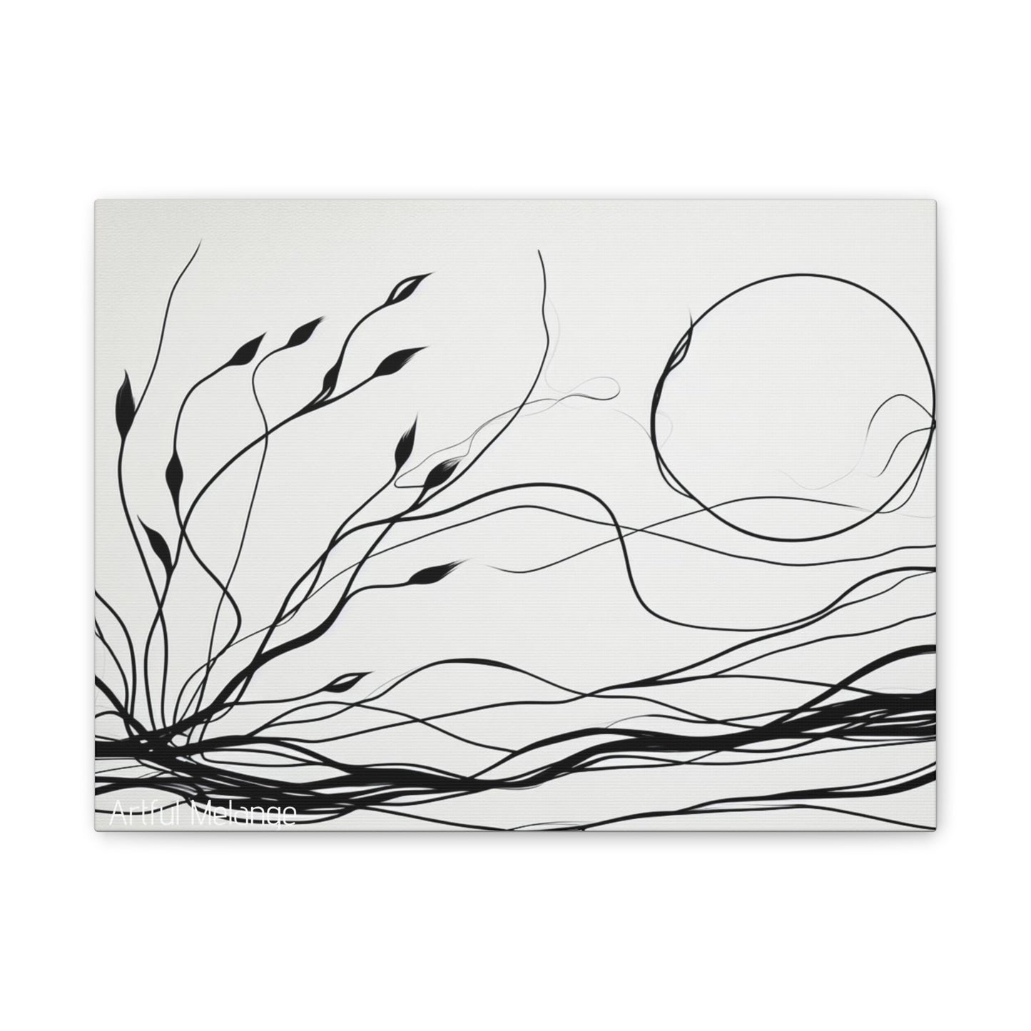 Primary Elegance: A Symphony of Sophistication Canvas Print