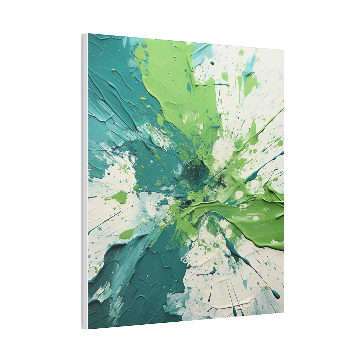 Acrylic Abstract Canvas Print - Richly Textured Artistry