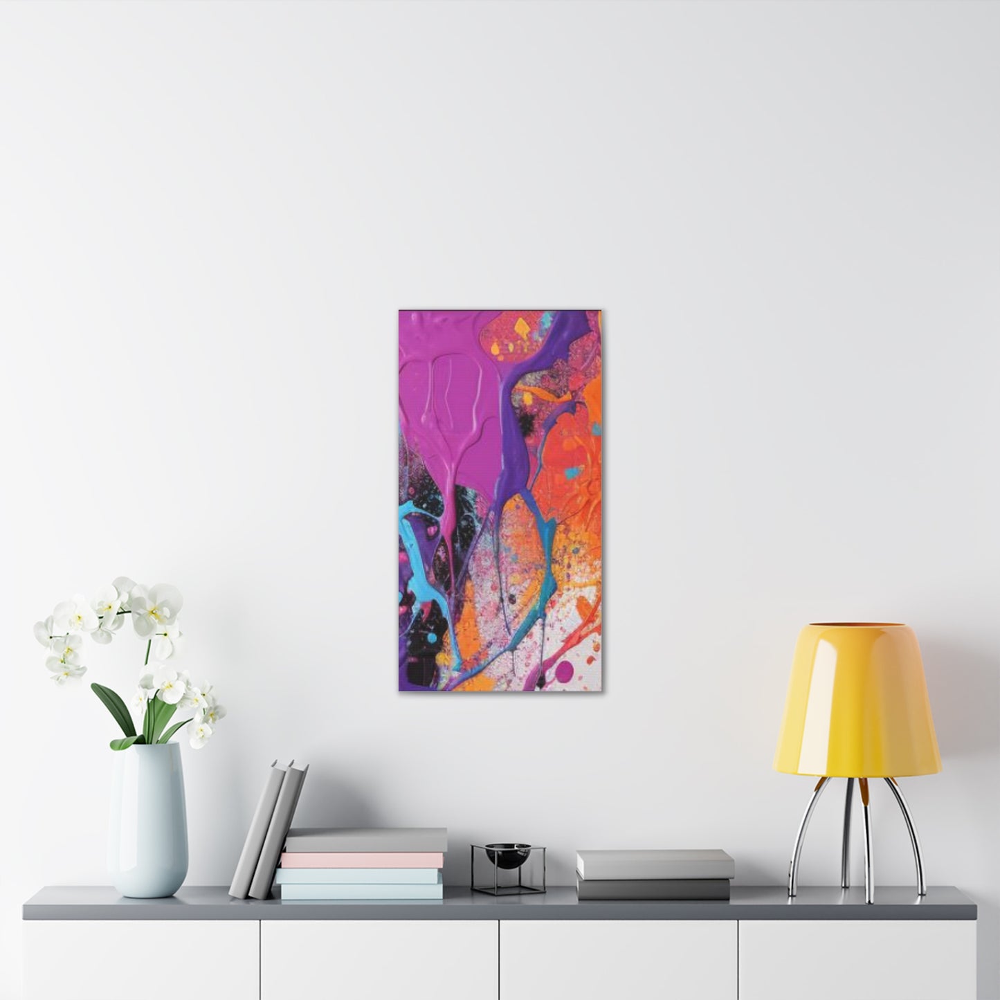 Primary Elegance: A Symphony of Sophistication Canvas Print