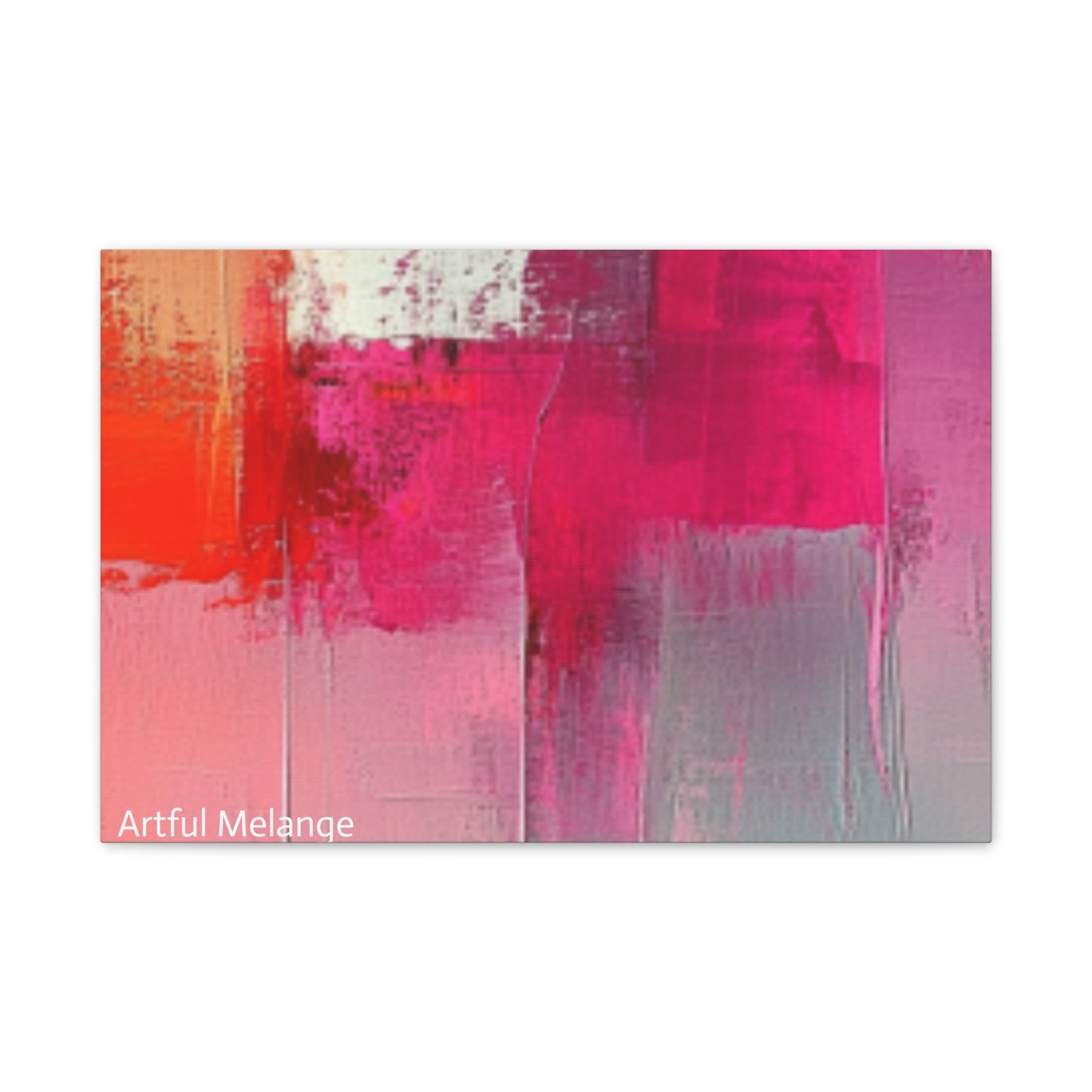 Acrylic Abstract Canvas Print - Richly Textured Artistry