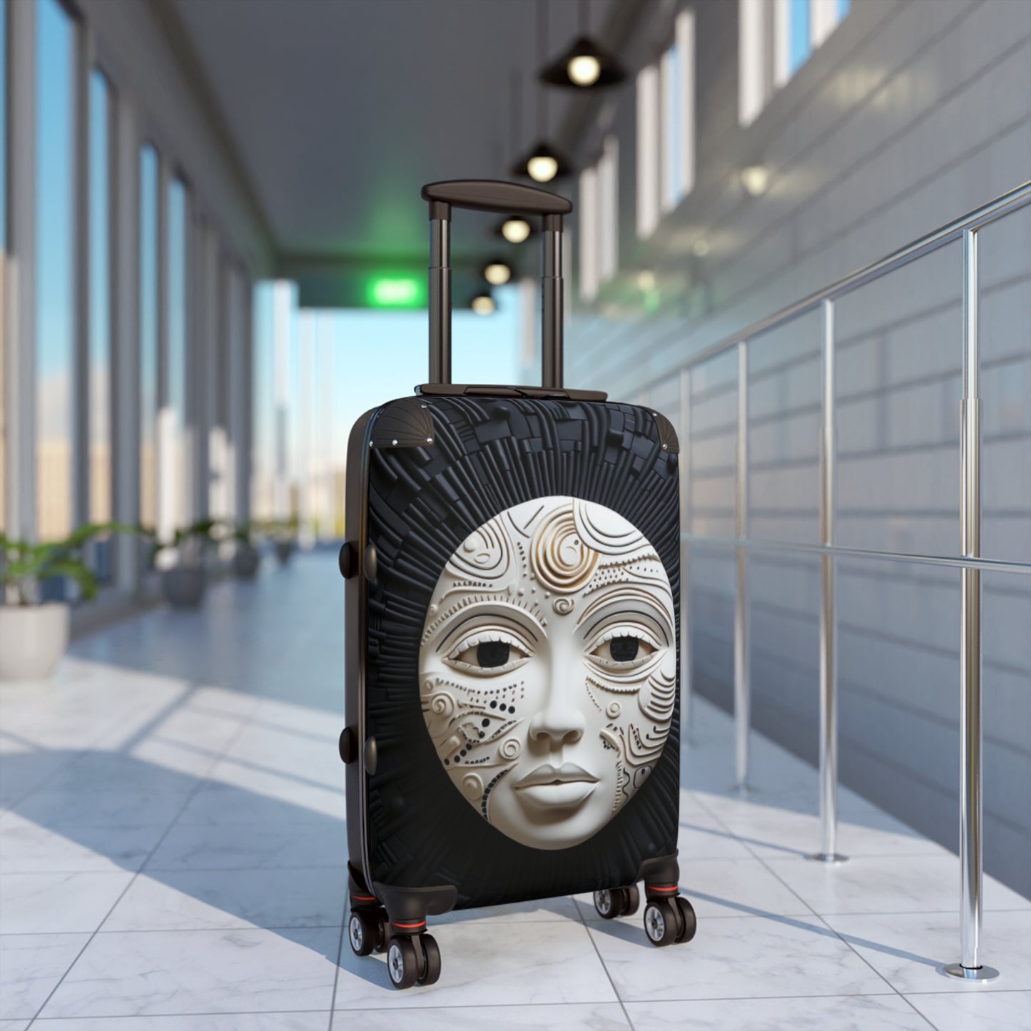 Melanated Jetsetter: Journey of Adinkra: Stylish Travel Luggage Pieces