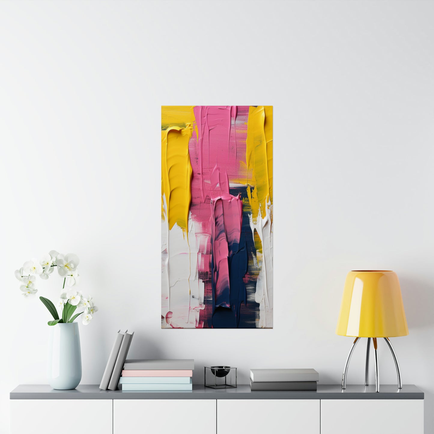 Radiant Harmony Matte Vertical Canvas Poster