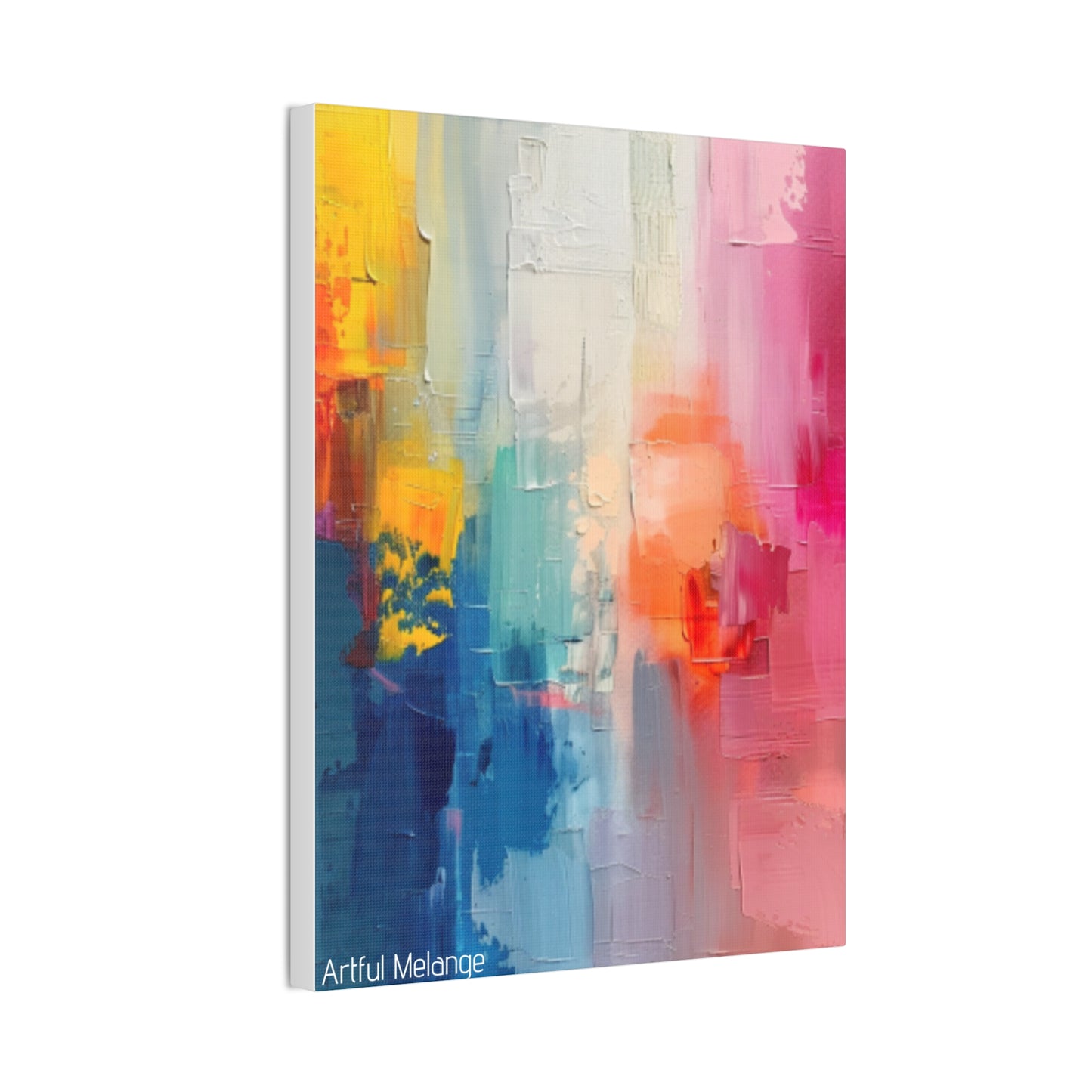 Primary Elegance: A Symphony of Sophistication Canvas Print