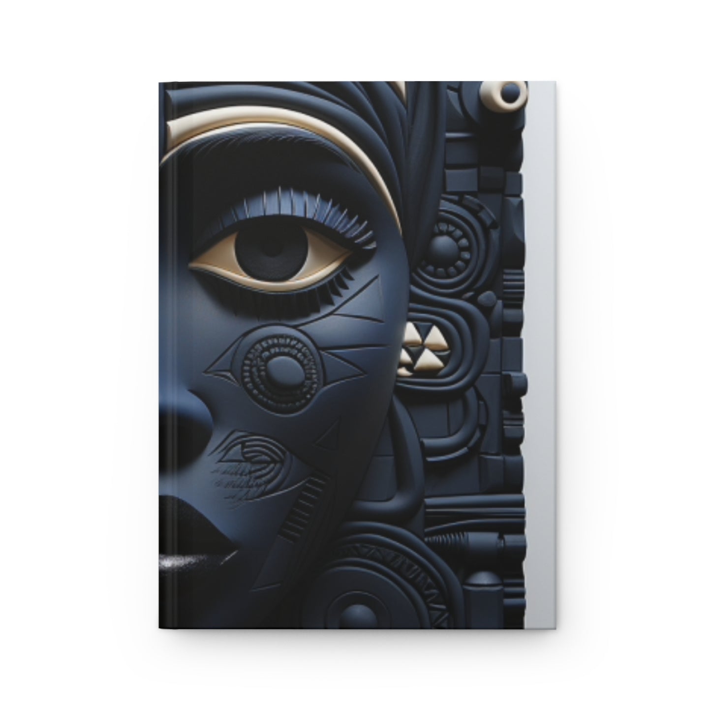 Elegance In Black: Melanated Hardcover Journal