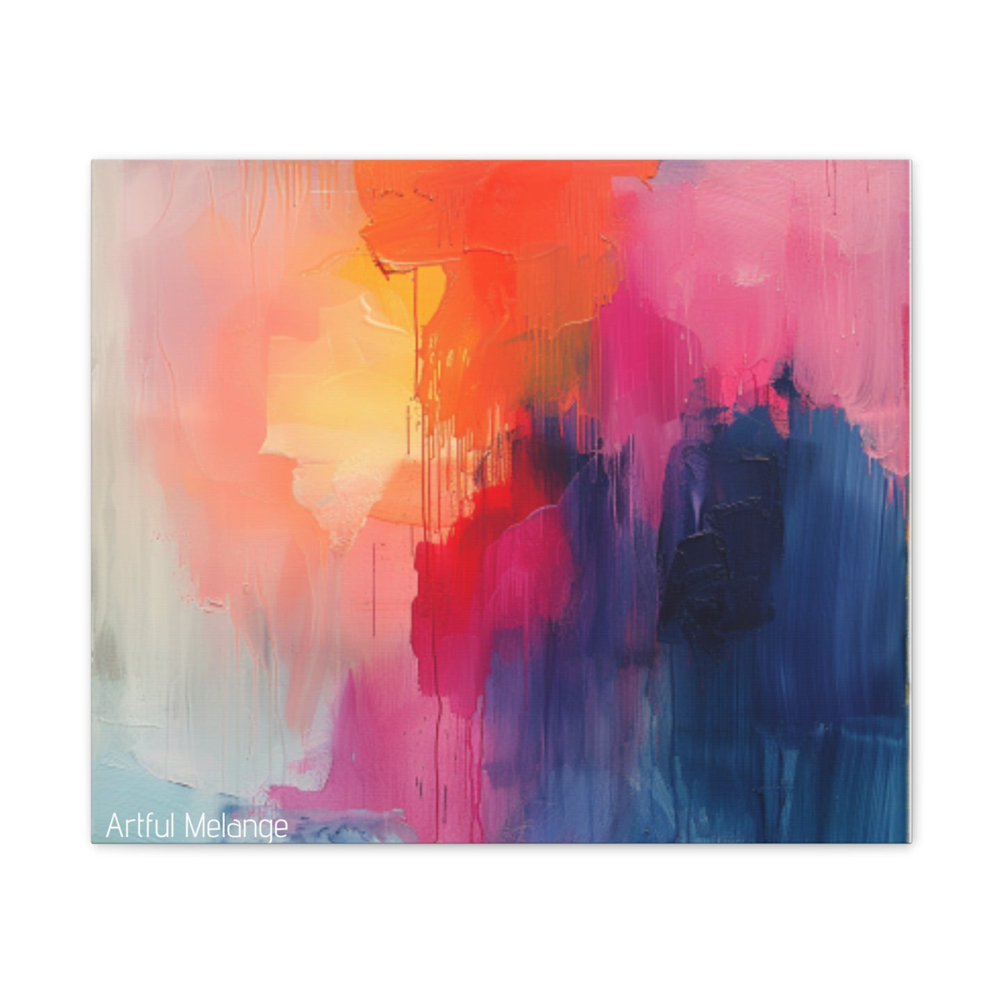 Primary Elegance: A Symphony of Sophistication Canvas Print