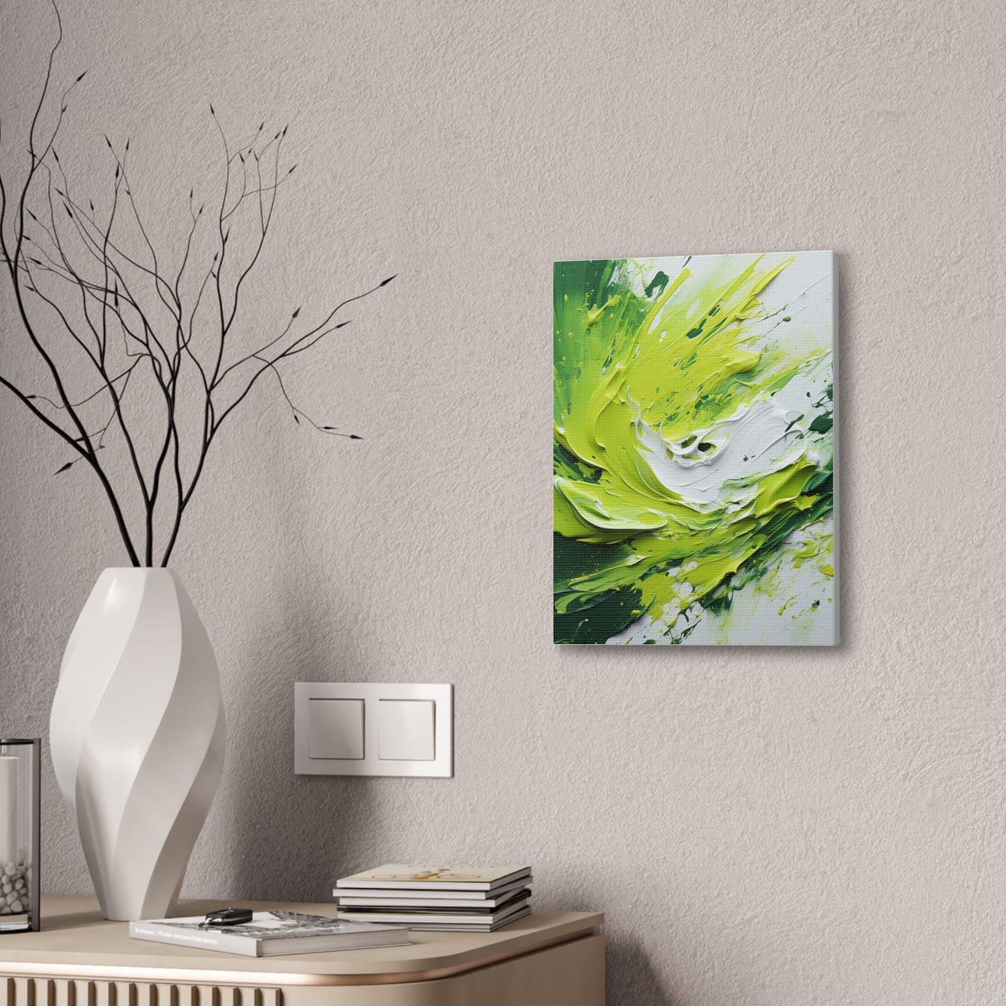 Acrylic Abstract Canvas Print - Richly Textured Artistry