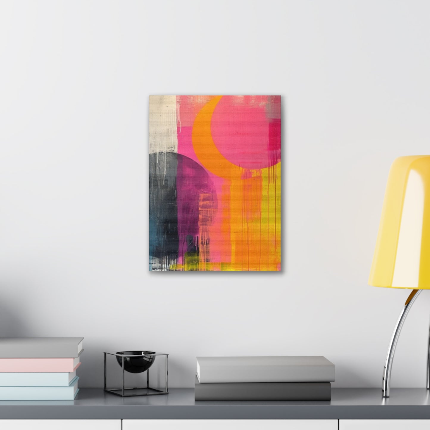 Primary Elegance: A Symphony of Sophistication Canvas Print