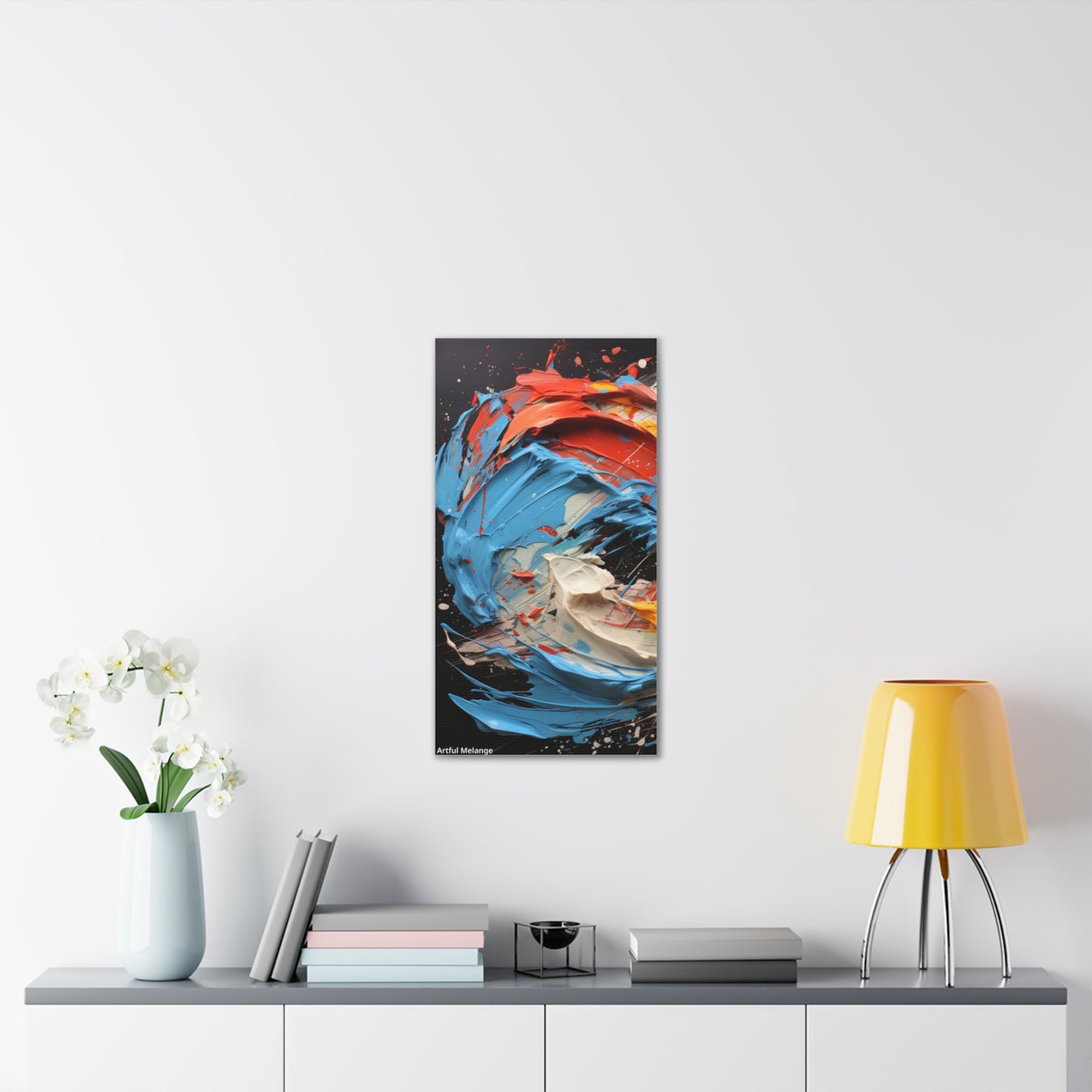 Acrylic Abstract  Canvas Print - Richly Textured Artistry