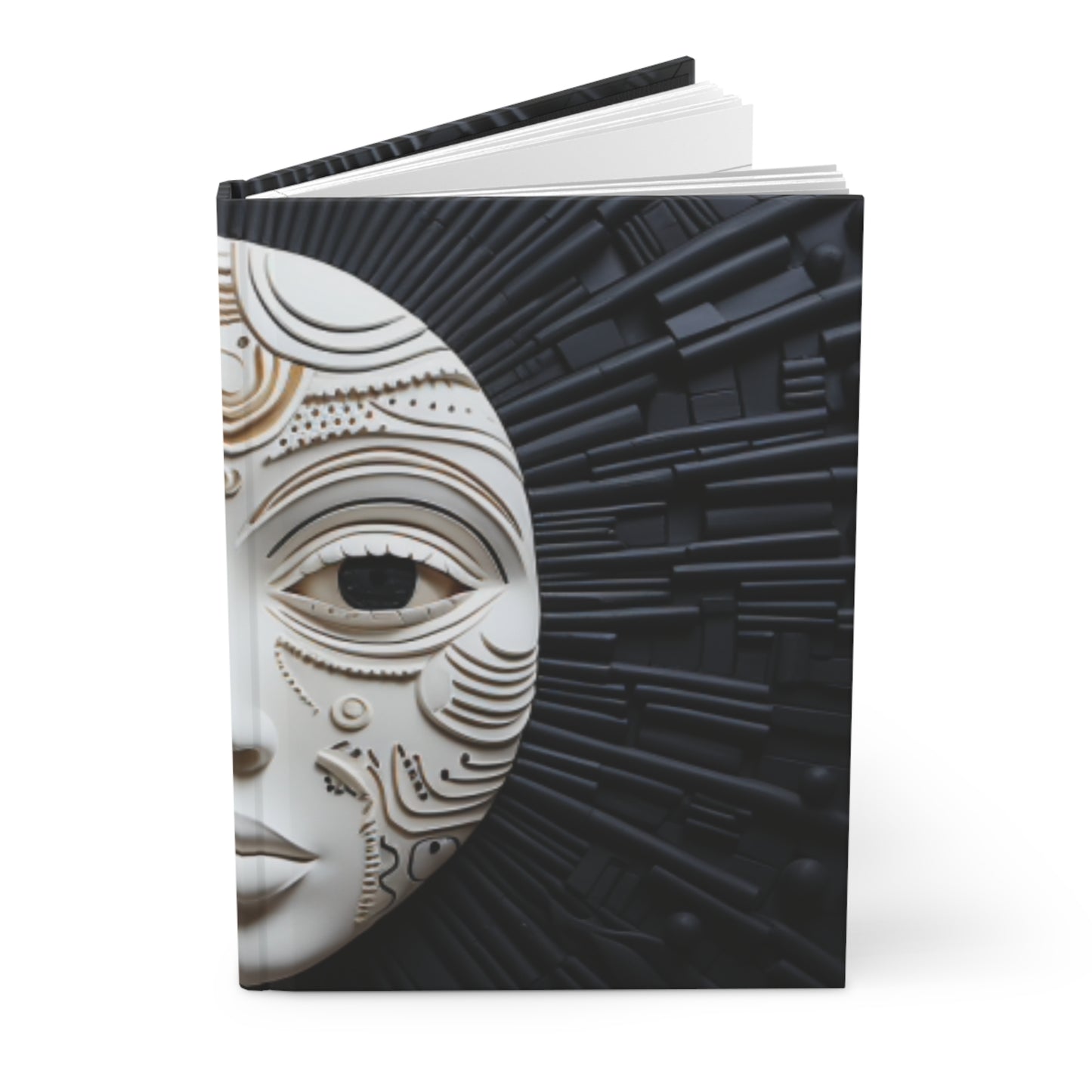 Elegance In Black: Melanated Hardcover Journal