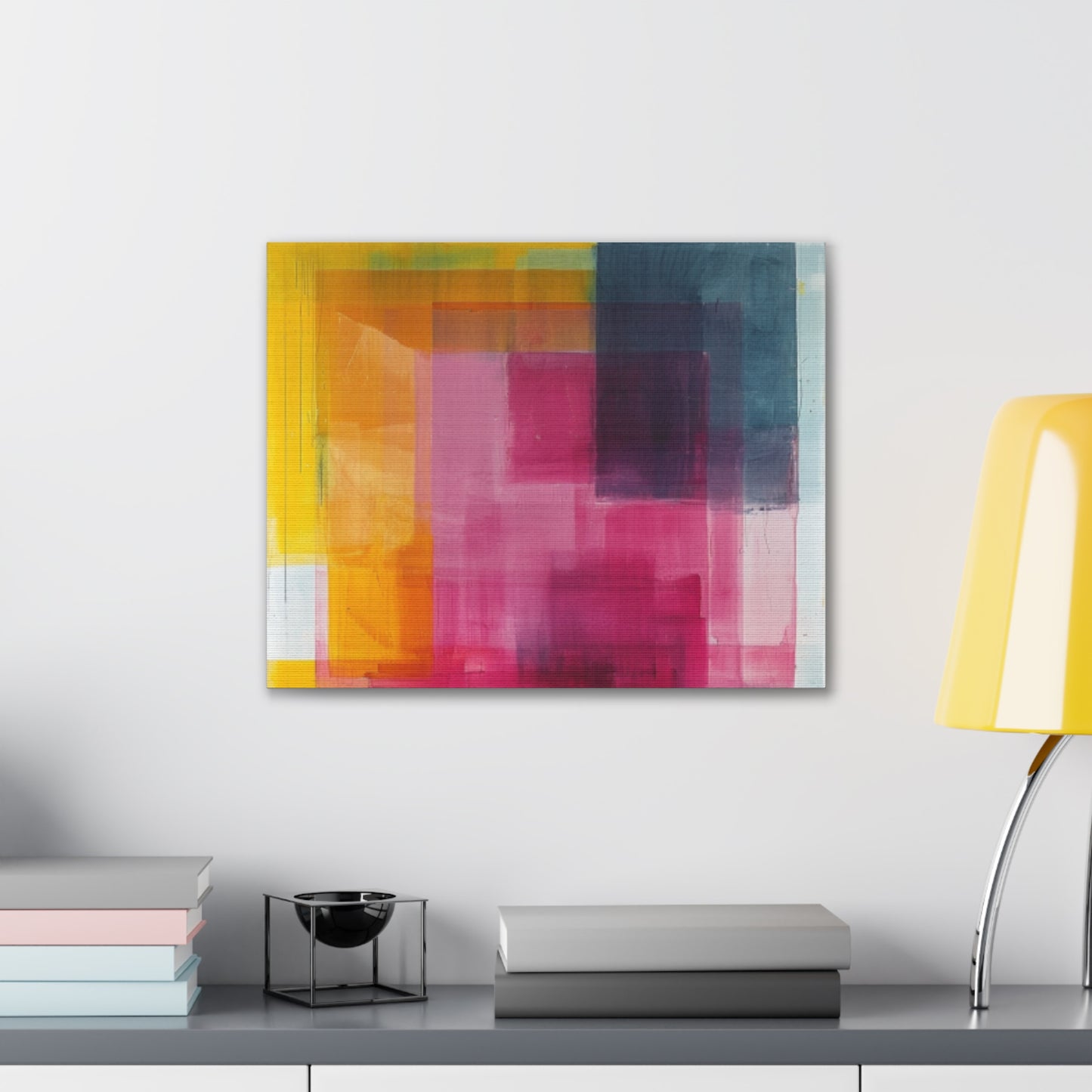 Primary Elegance: A Symphony of Sophistication Canvas Print