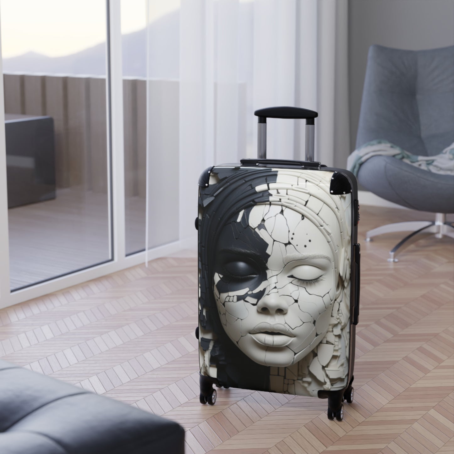 Melanated Jetsetter: Stylish Travel Luggage Pieces