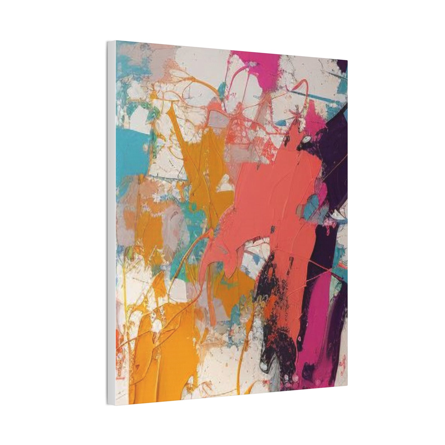 Primary Elegance: A Symphony of Sophistication Canvas Print