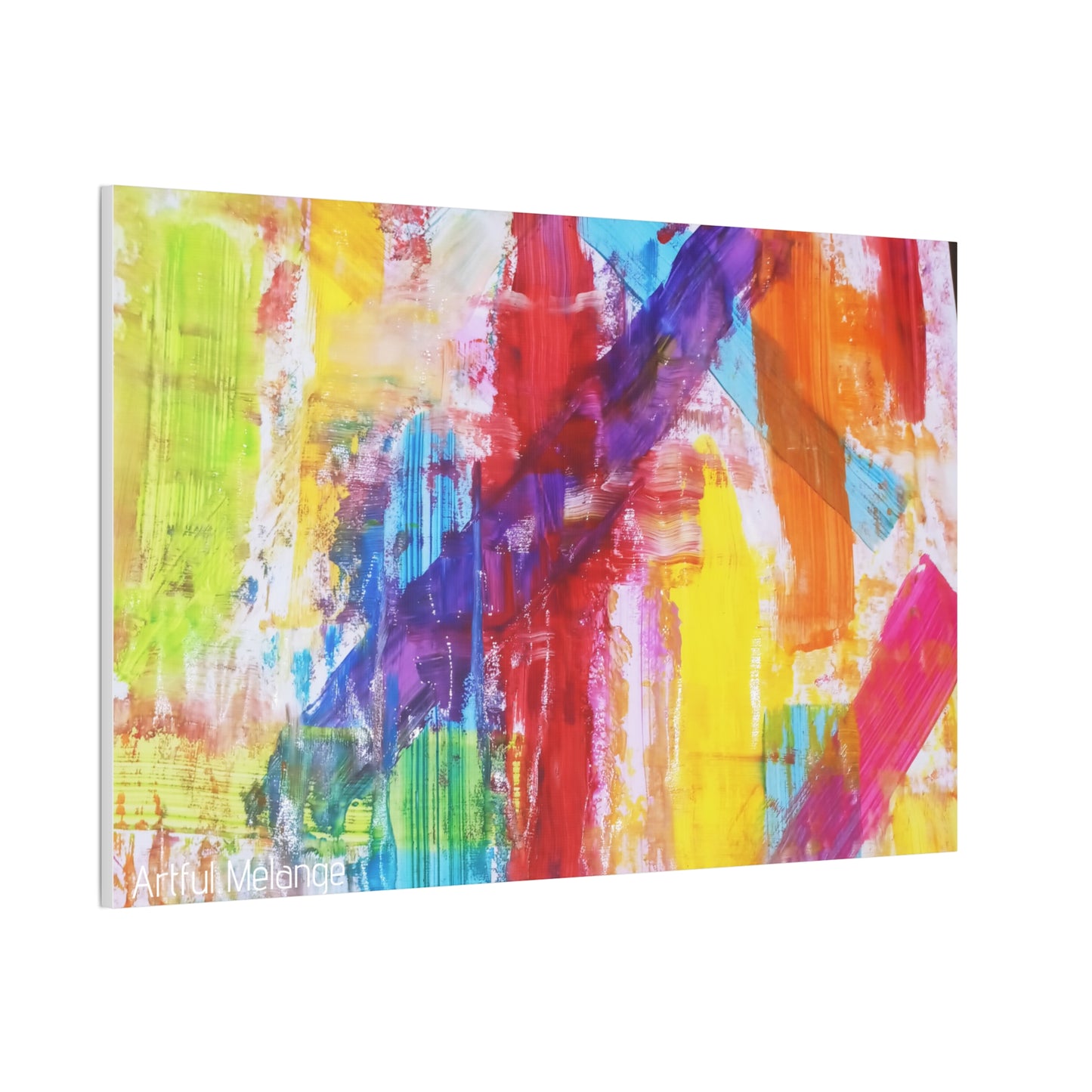 Primary Elegance: A Symphony of Sophistication Canvas Print