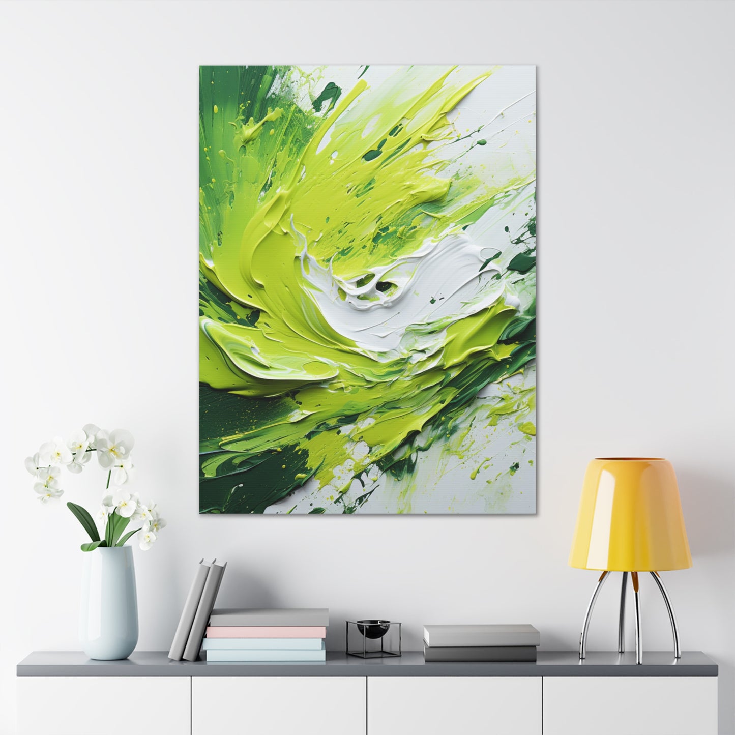 Acrylic Abstract Canvas Print - Richly Textured Artistry