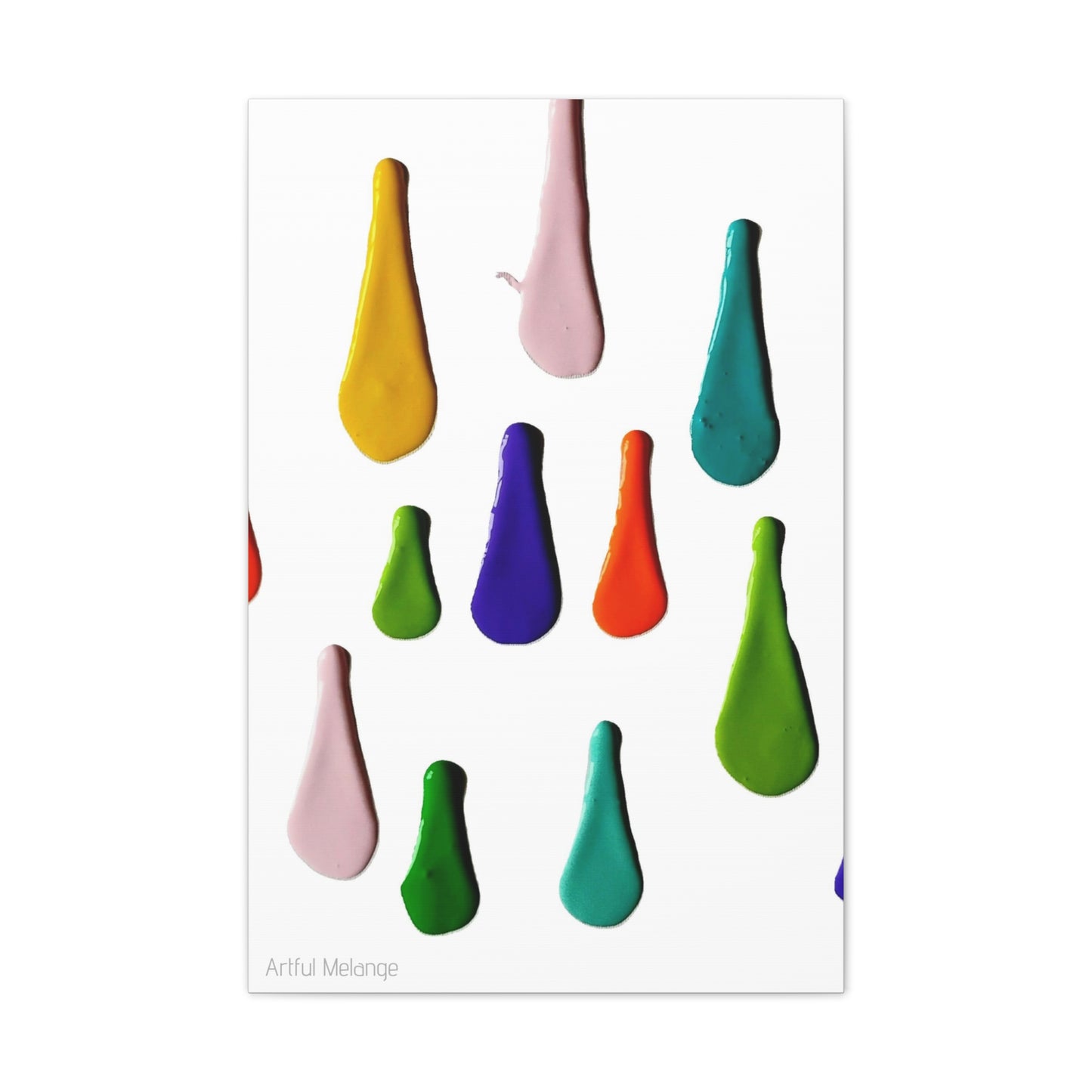 Primary Elegance: A Symphony of Sophistication Canvas Print