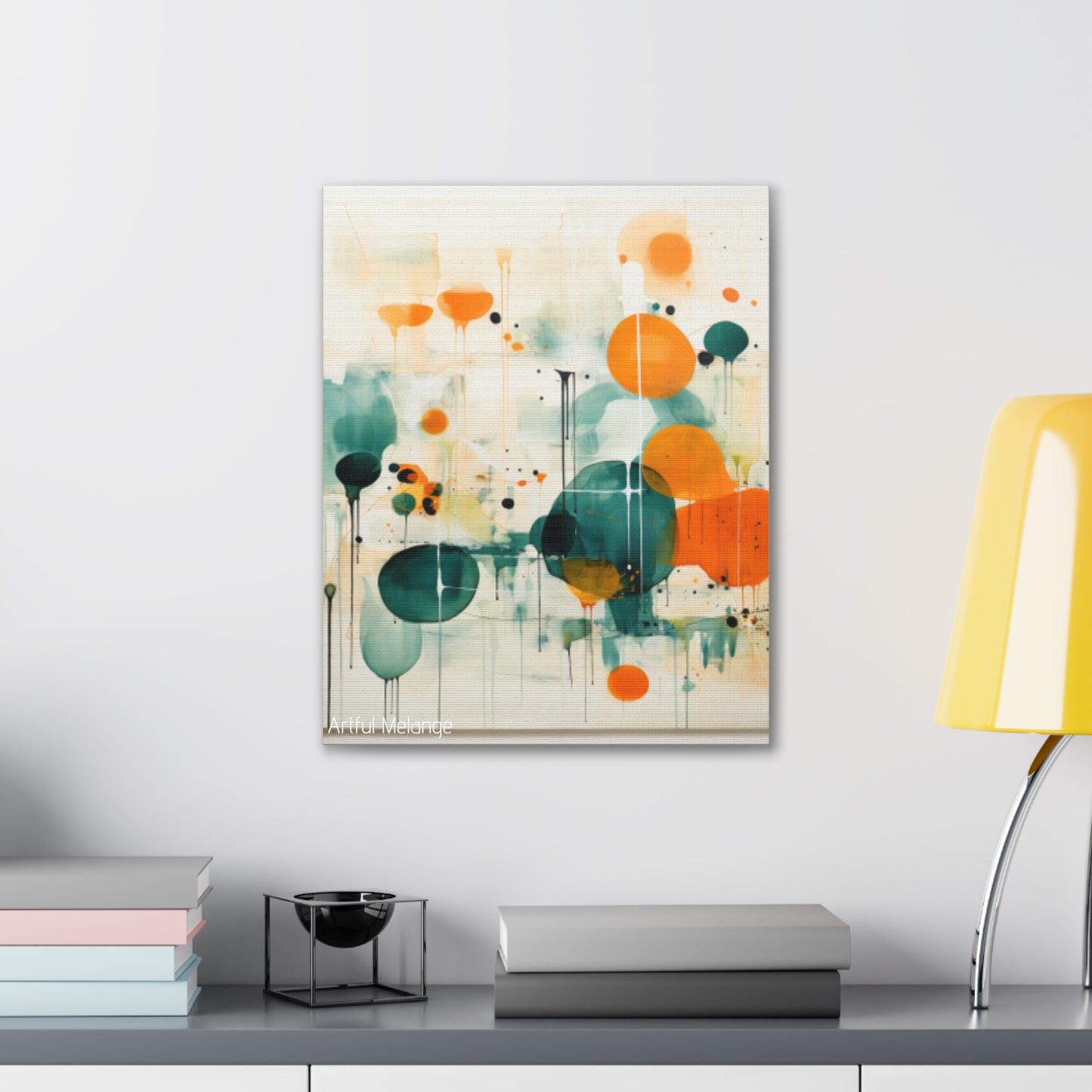 Primary Elegance: A Symphony of Sophistication Canvas Print