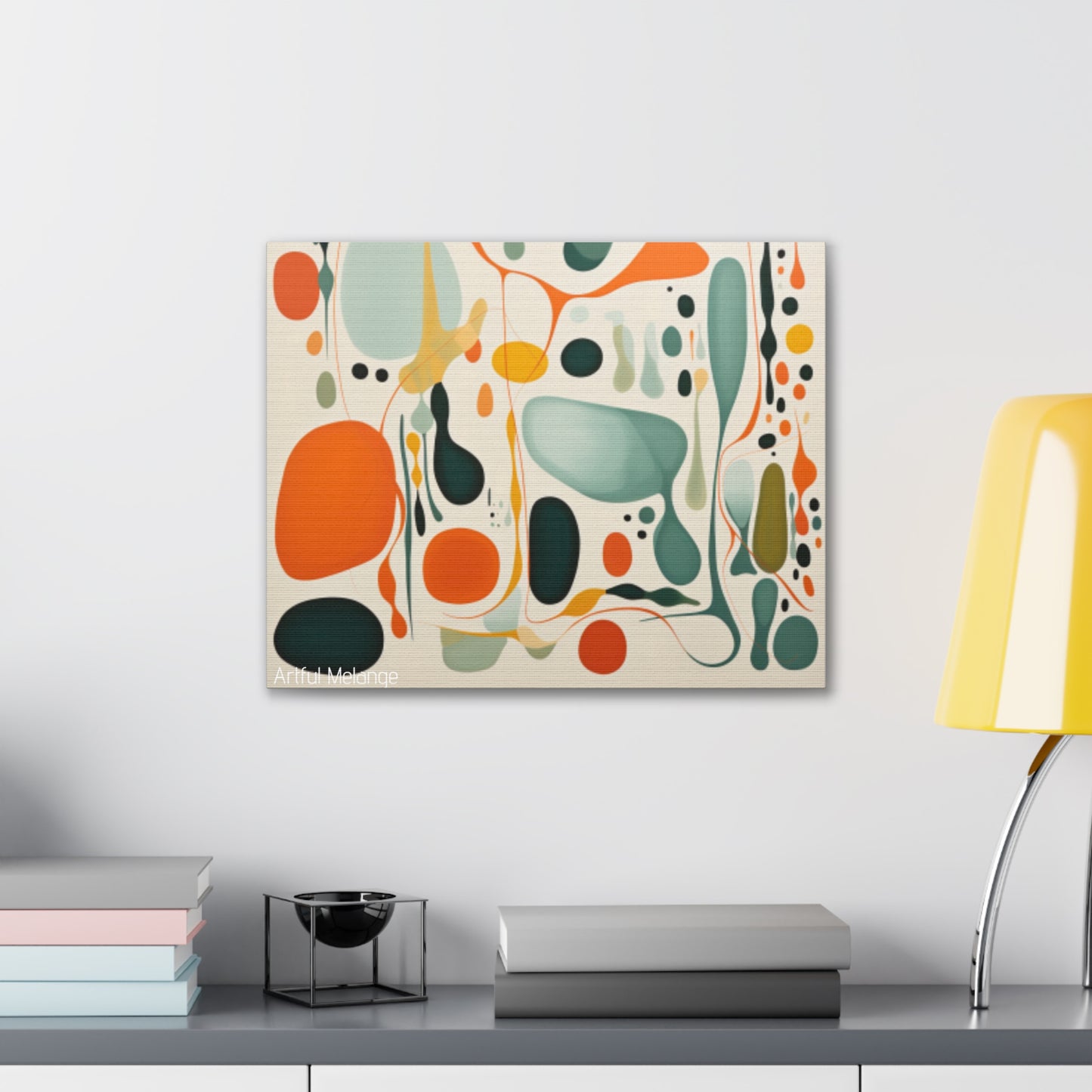 Primary Elegance: A Symphony of Sophistication Canvas Print