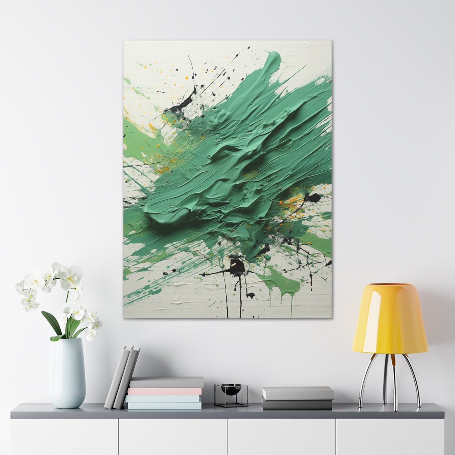 Acrylic Abstract Canvas Print - Richly Textured Artistry