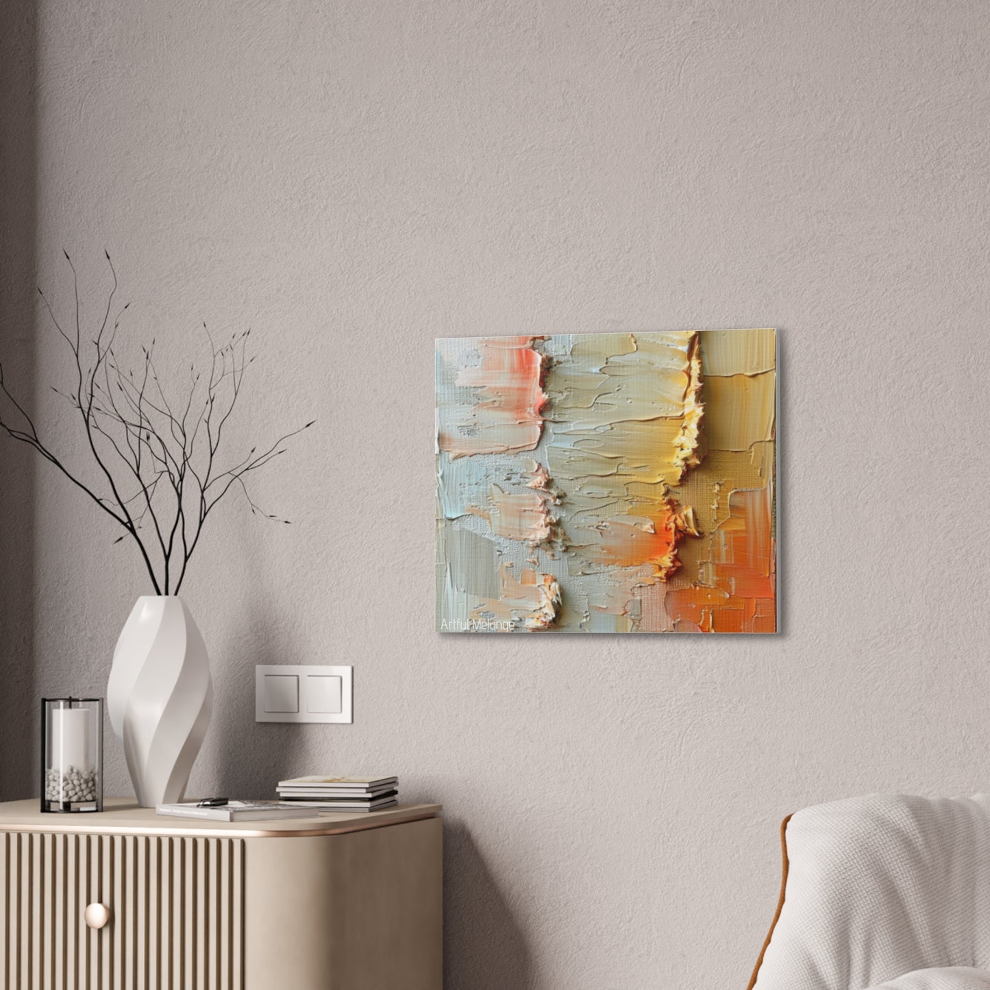 Primary Elegance: A Symphony of Sophistication Canvas Print