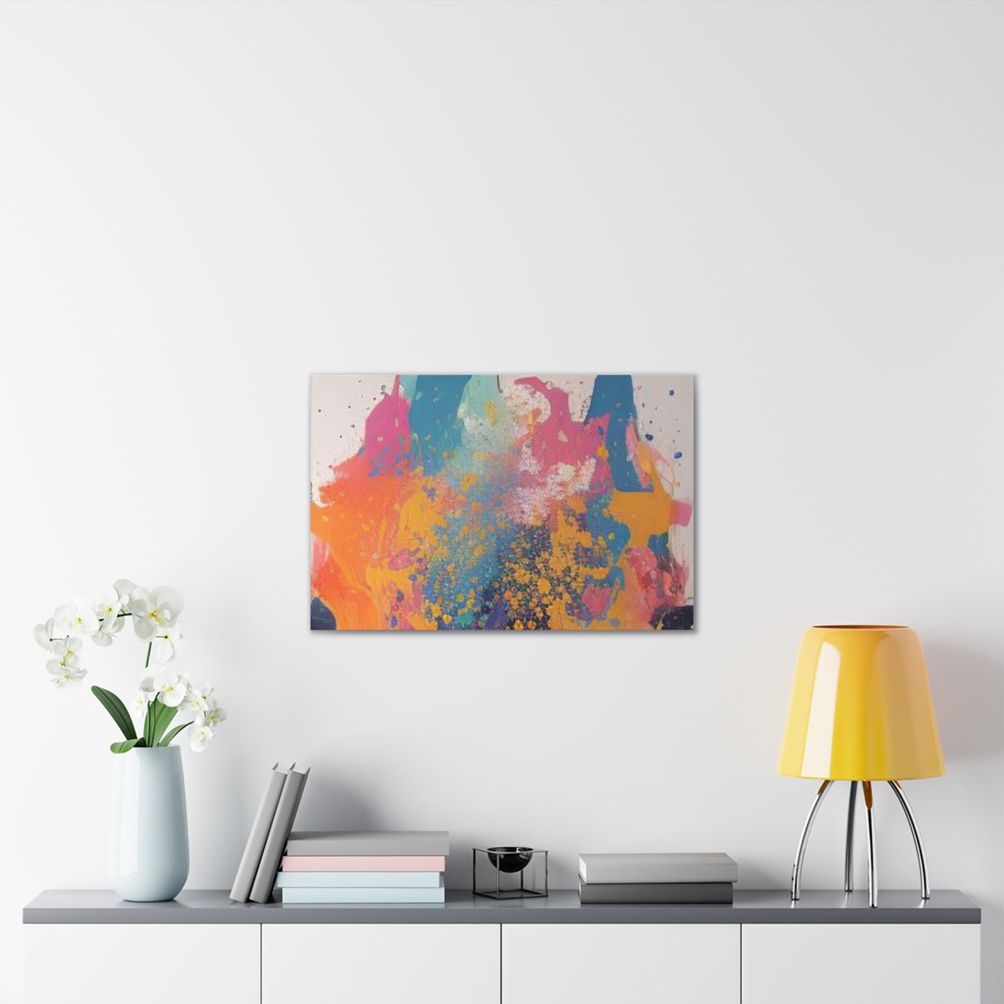 Primary Elegance: A Symphony of Sophistication Canvas Print