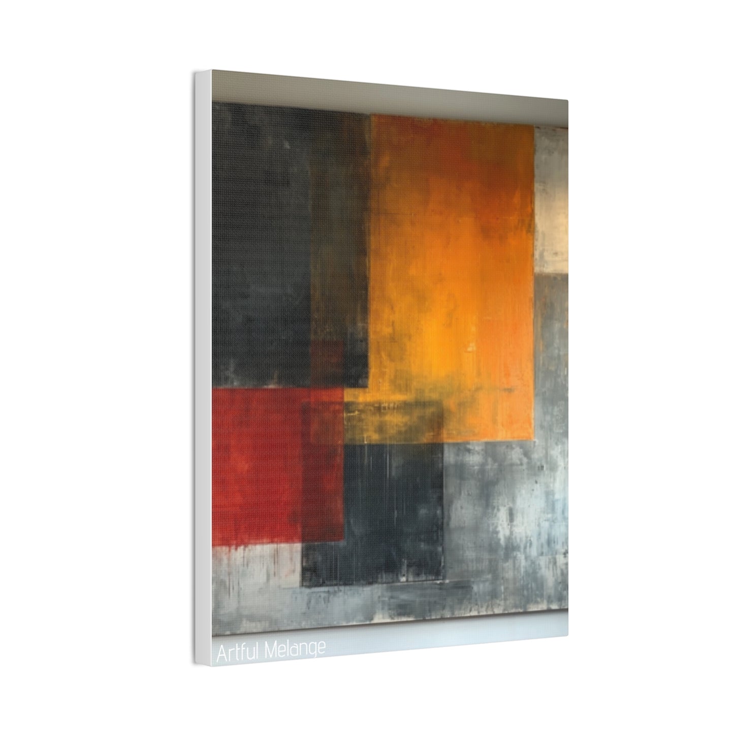 Primary Elegance: A Symphony of Sophistication Canvas Print