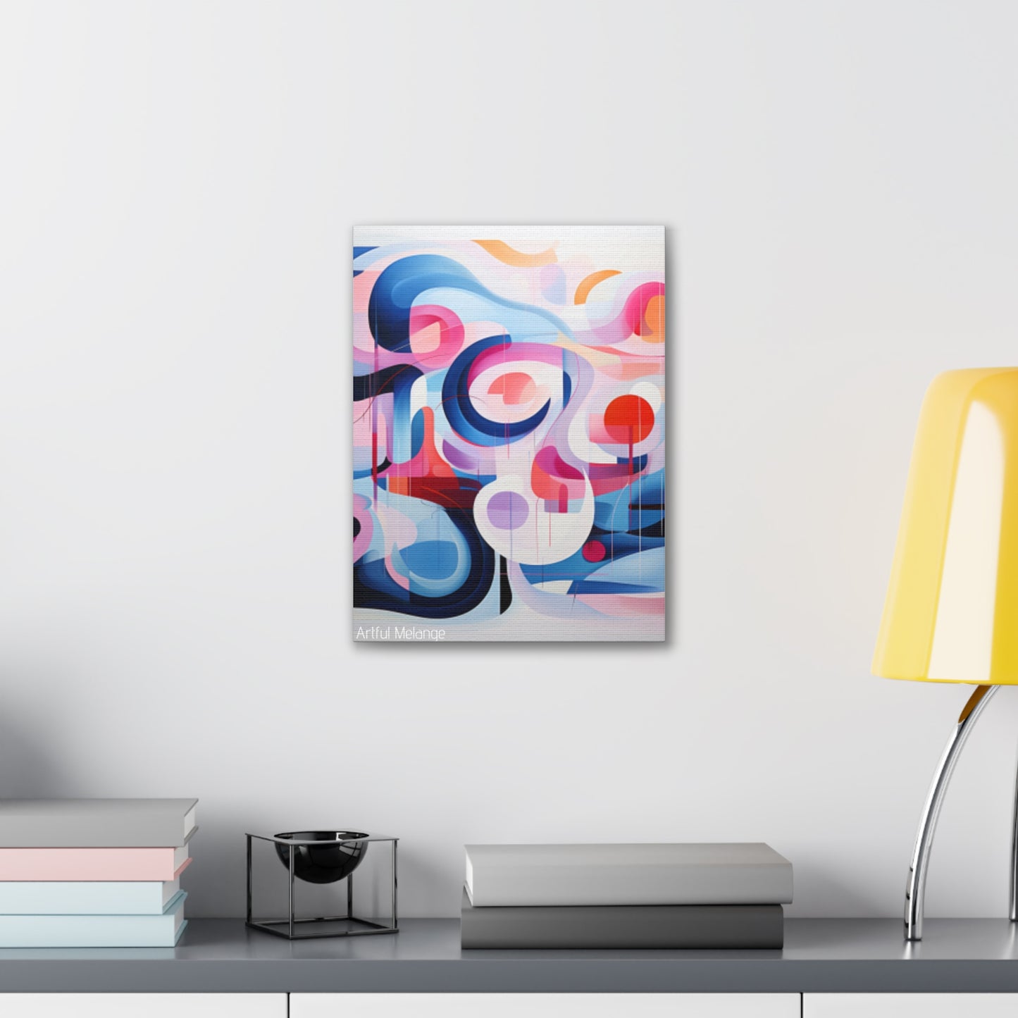 Primary Elegance: A Symphony of Sophistication Canvas Print