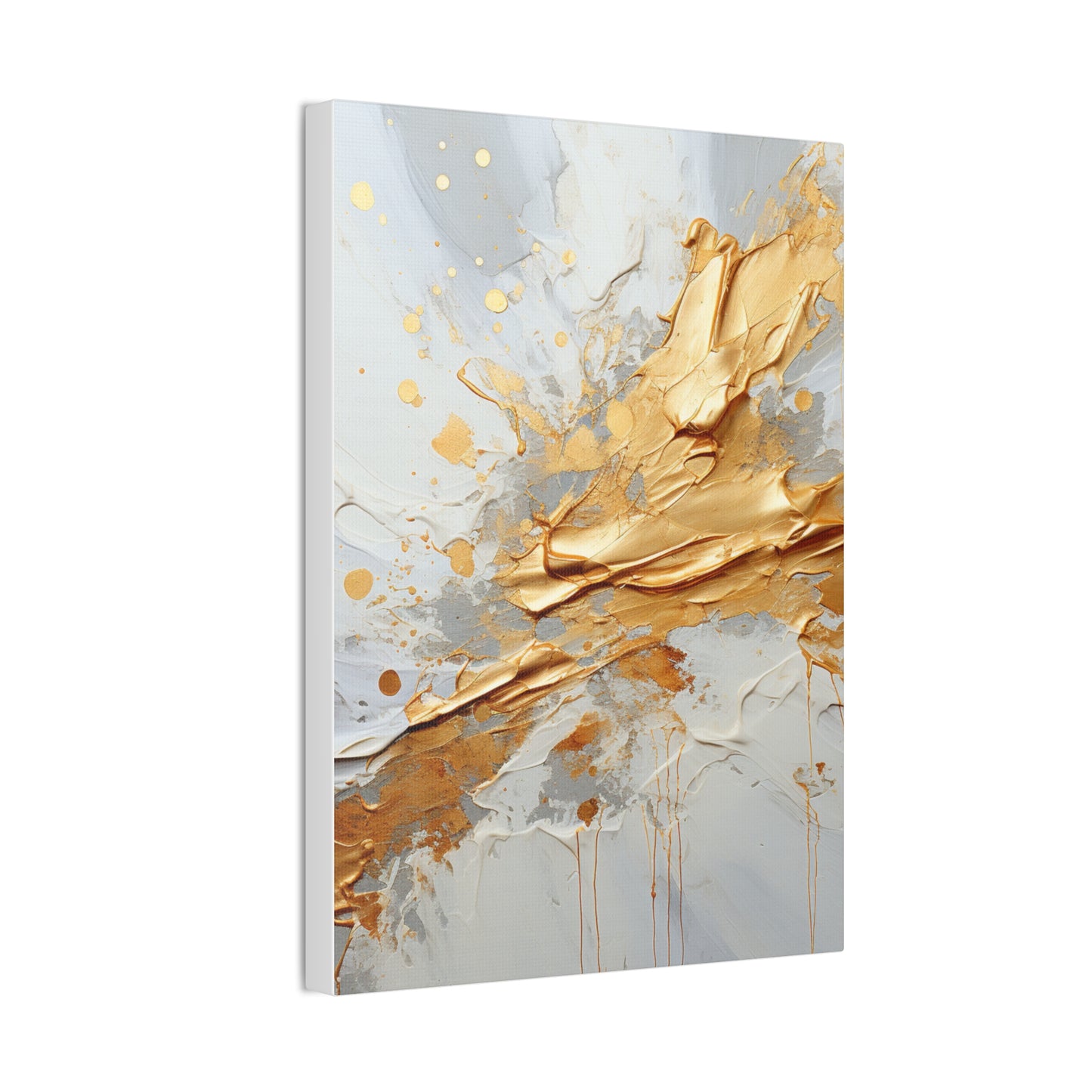 Acrylic Abstract Canvas Print - Richly Textured Artistry