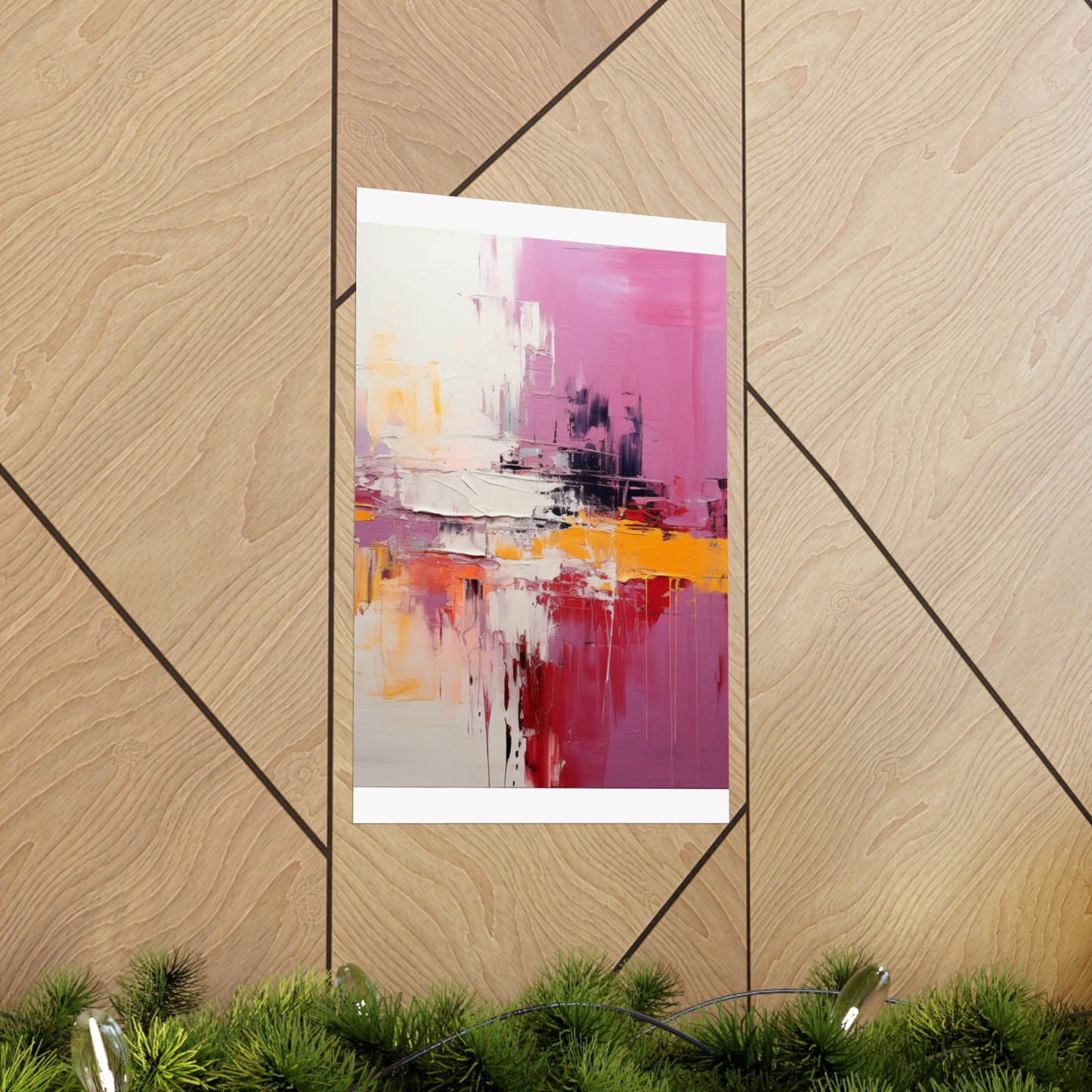 Radiant Harmony Matte Vertical Canvas Poster