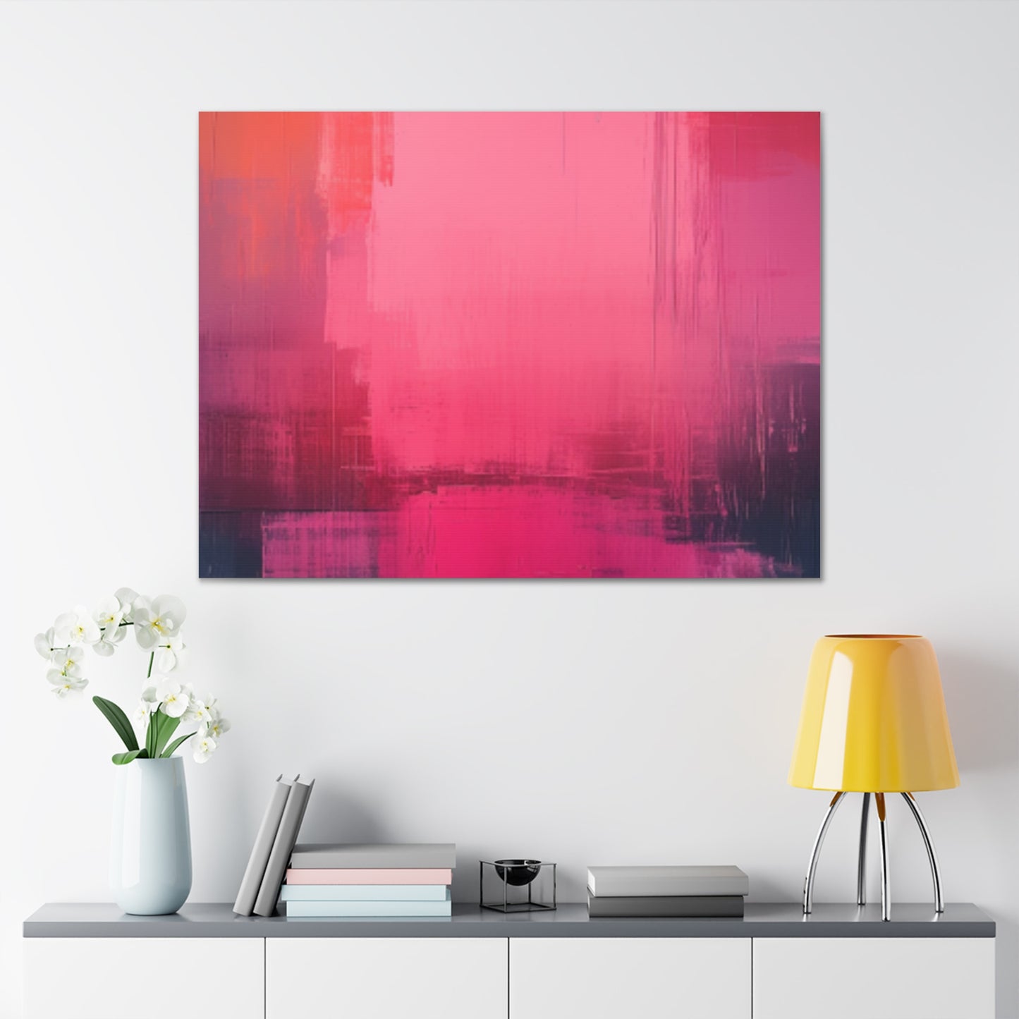 In The Pink: A Symphony of Sophistication Canvas Print