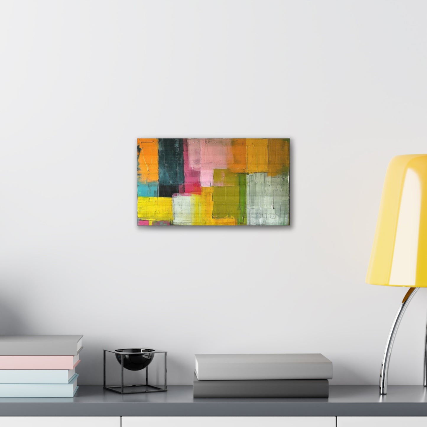 Primary Elegance: A Symphony of Sophistication Canvas Print