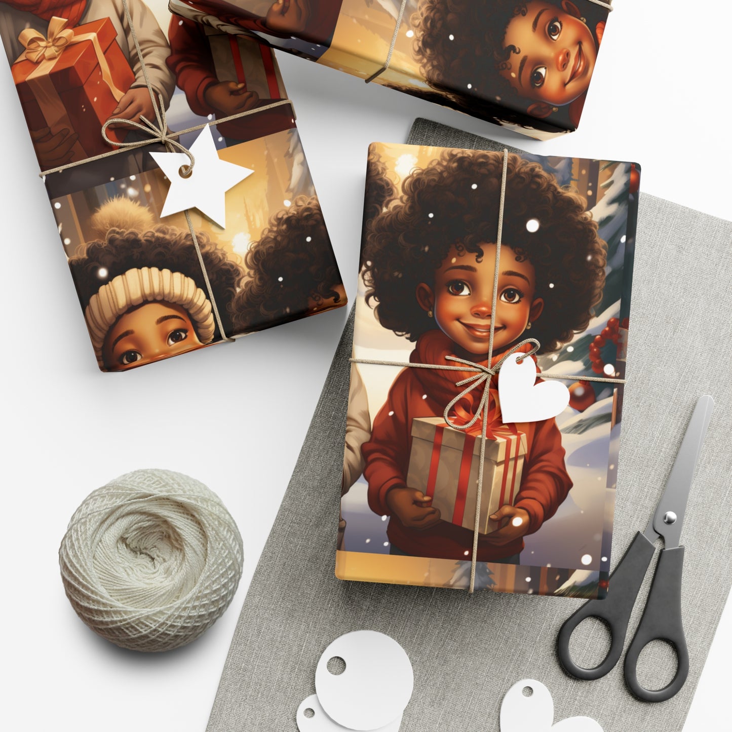 Harmony Holidays Wrapping Paper Sheet