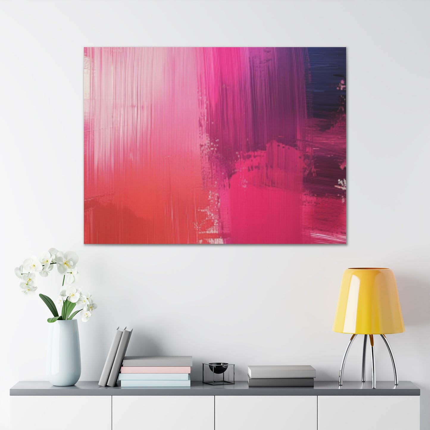 In The Pink: A Symphony of Sophistication Canvas Print