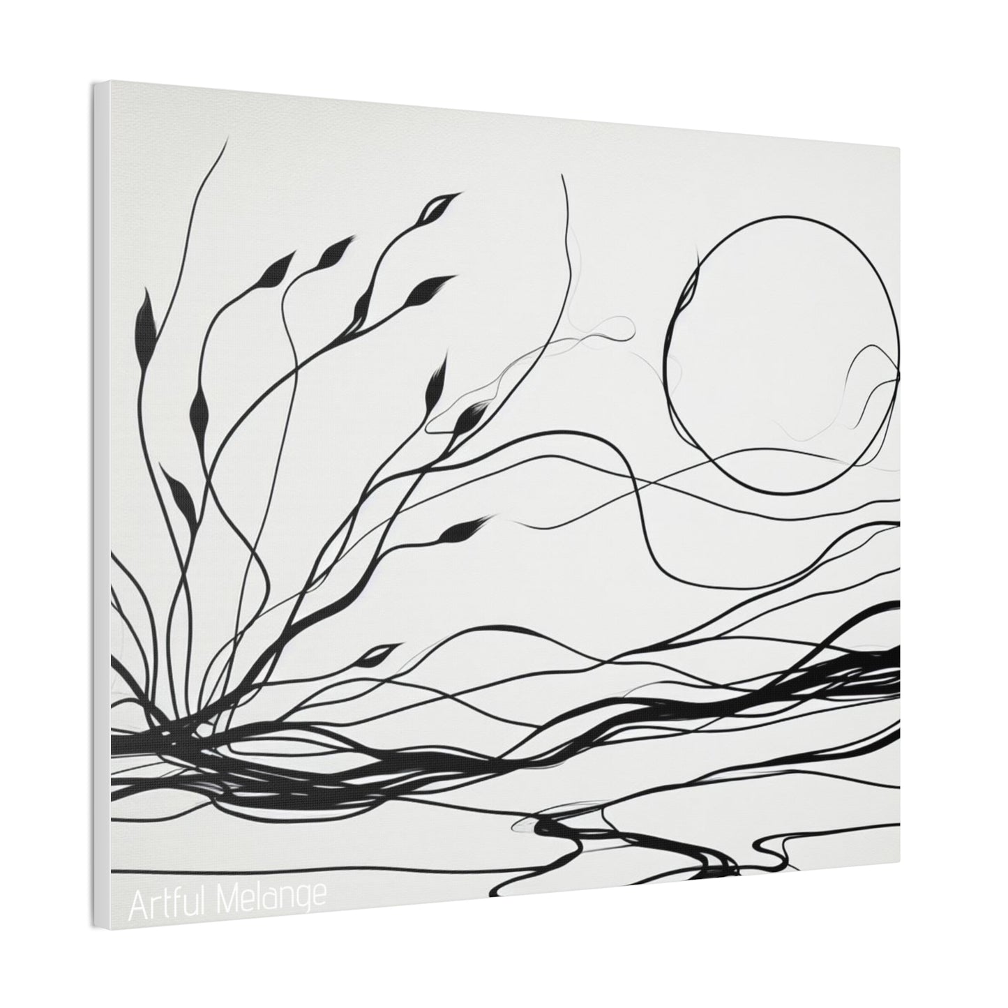 Primary Elegance: A Symphony of Sophistication Canvas Print