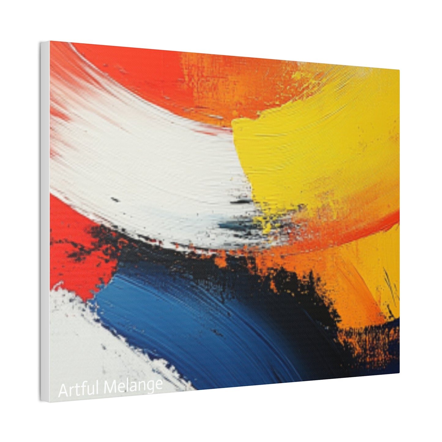 Acrylic Abstract Canvas Print - Richly Textured Artistry