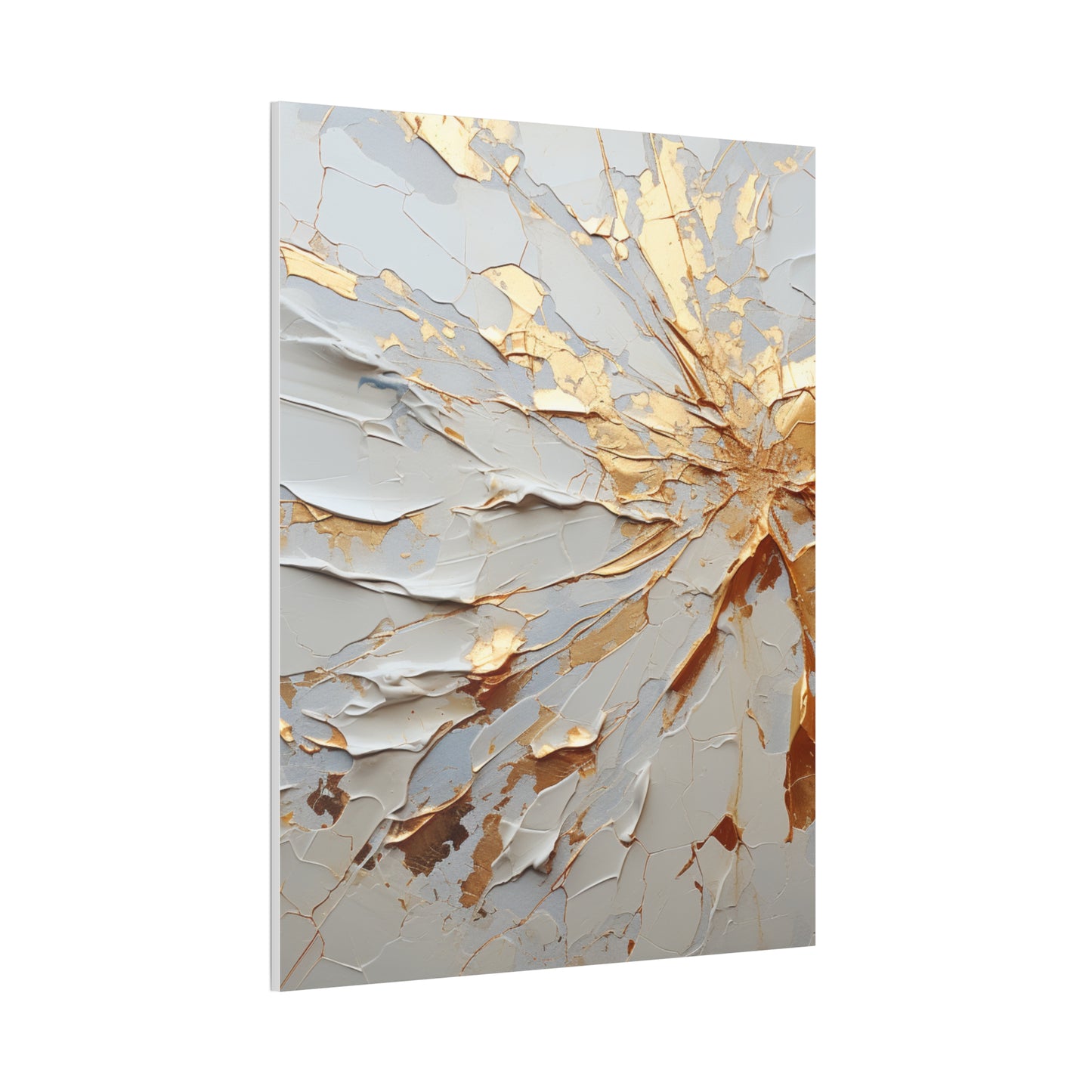 Acrylic Abstract Canvas Print - Richly Textured Artistry