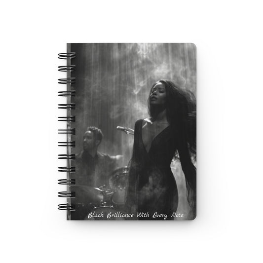 Harmony Heritage Black Brilliance Spiral Bound Journal