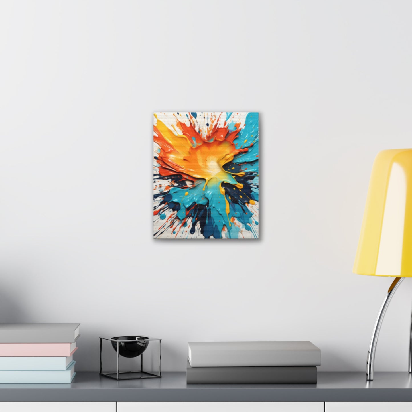 Primary Elegance: A Symphony of Sophistication Canvas Print