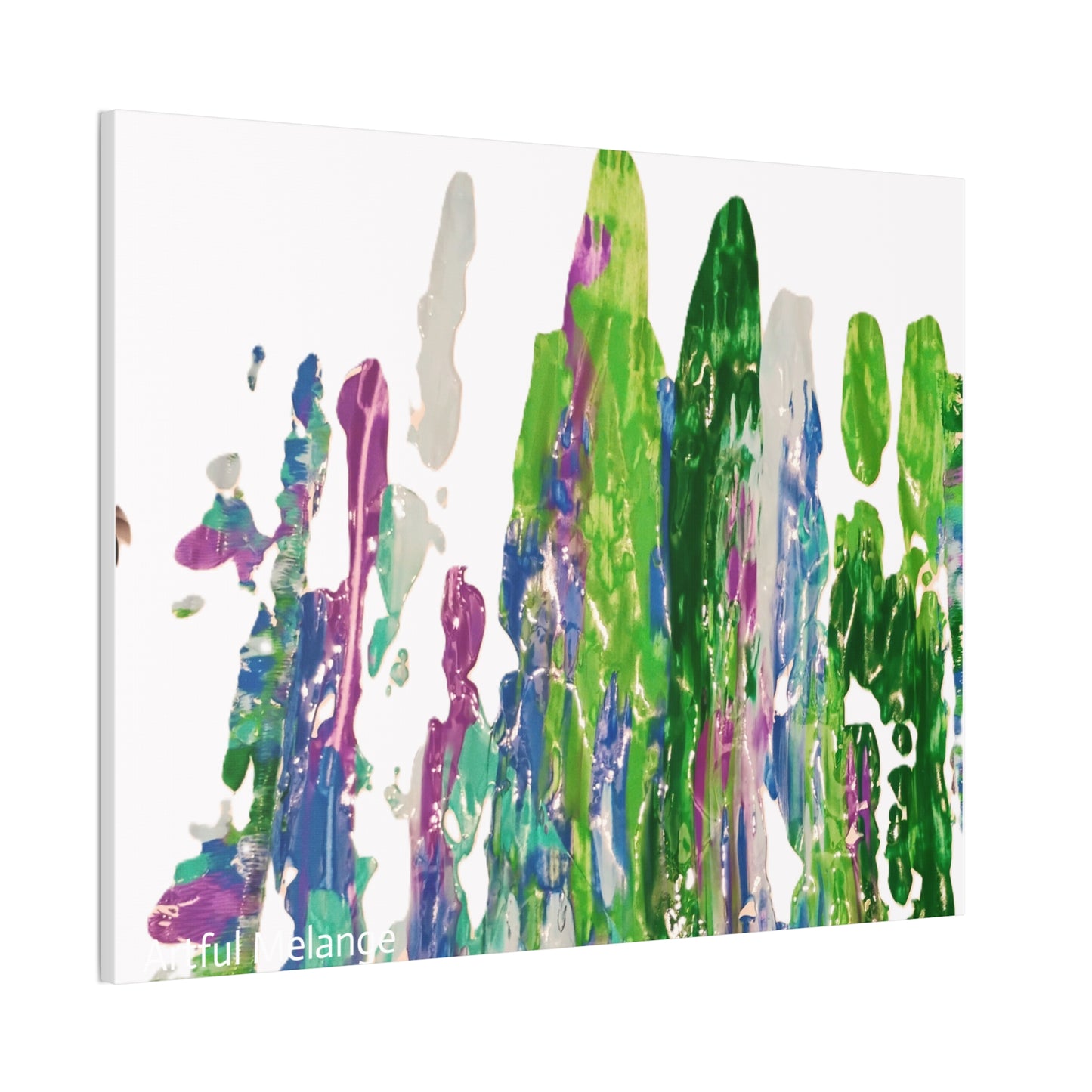 Acrylic Abstract Canvas Print - Richly Textured Artistry