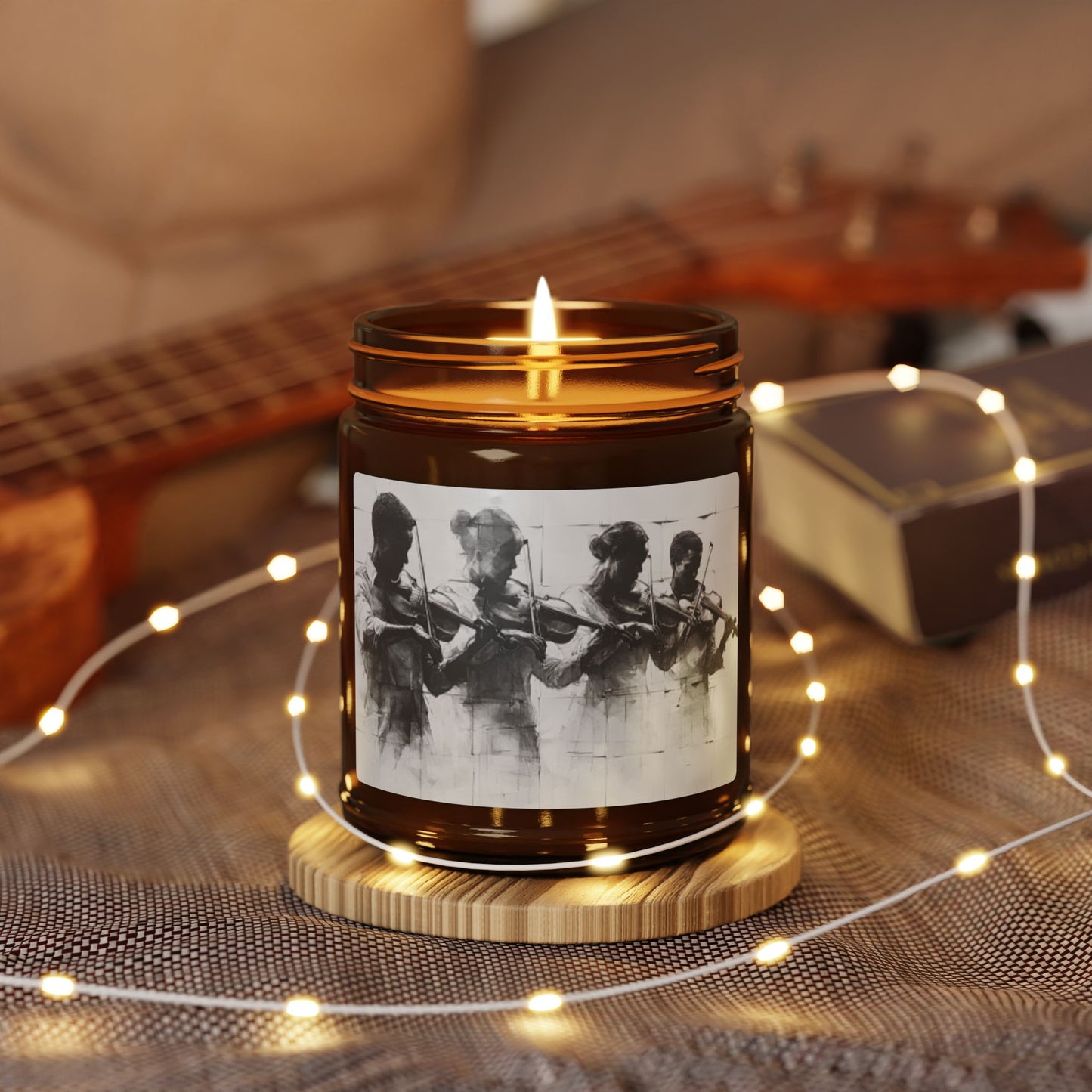 Harmony and Soul Scented Black Excellence Soy Candle