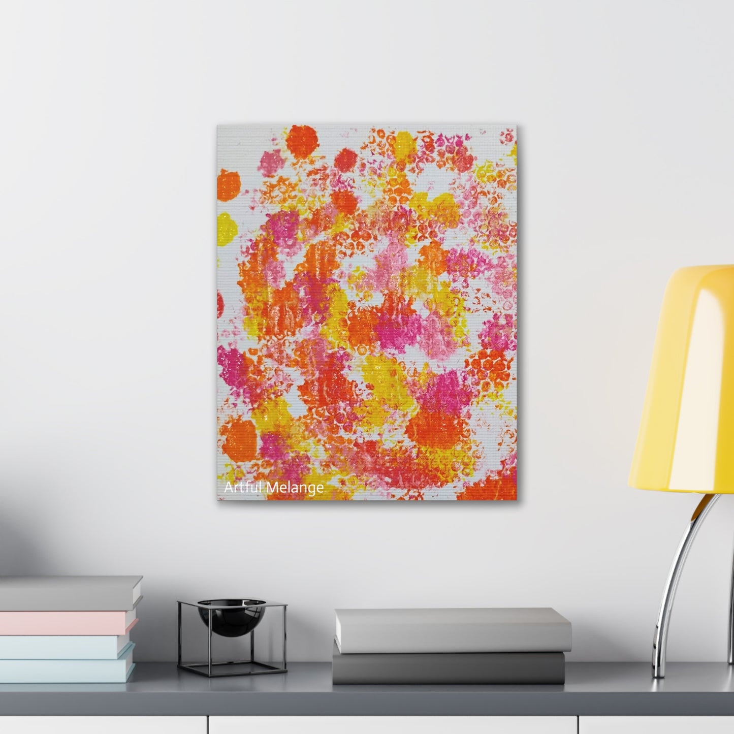 Acrylic Abstract Canvas Print - Richly Textured Artistry