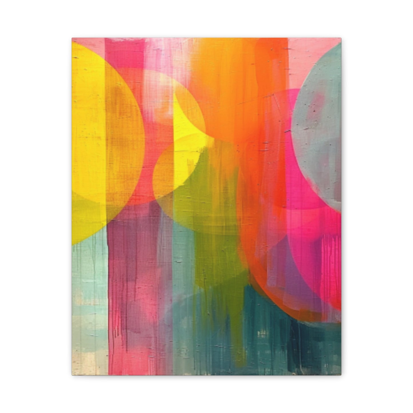 Primary Elegance: A Symphony of Sophistication Canvas Print