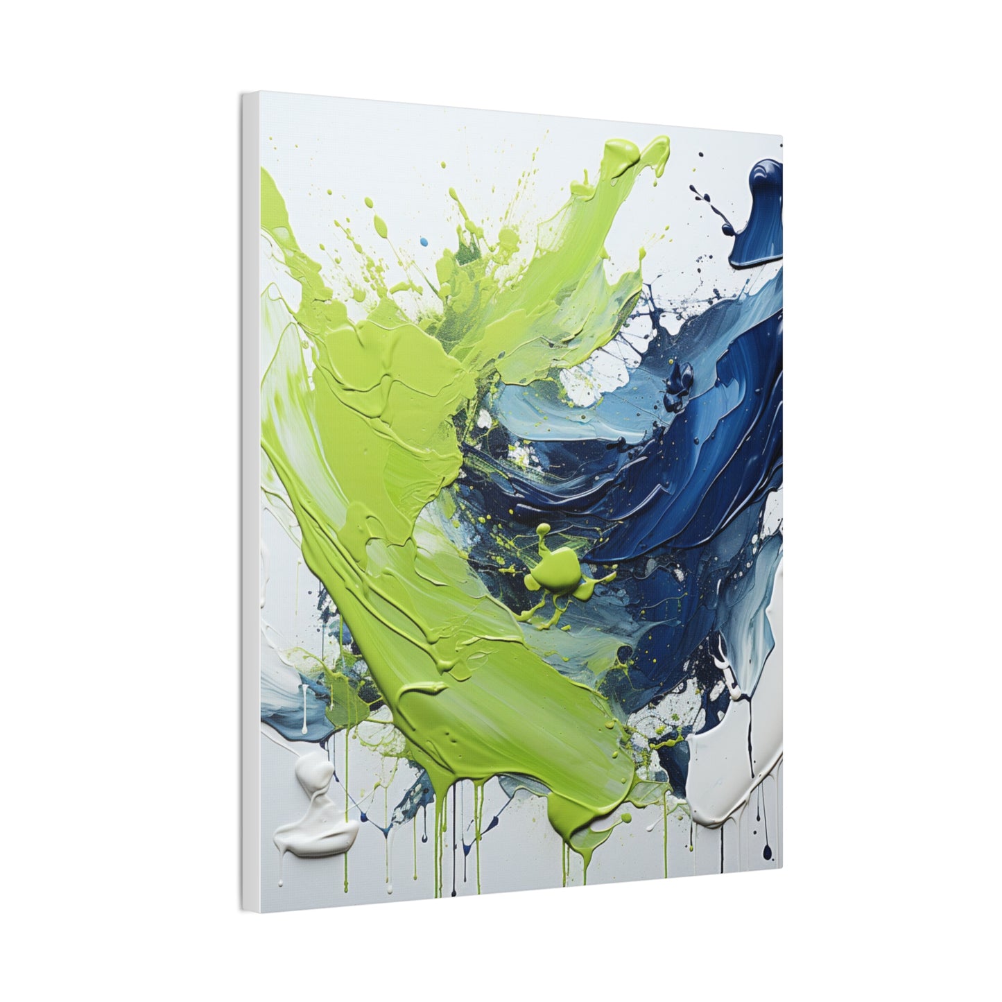 Acrylic Abstract Canvas Print - Richly Textured Artistry