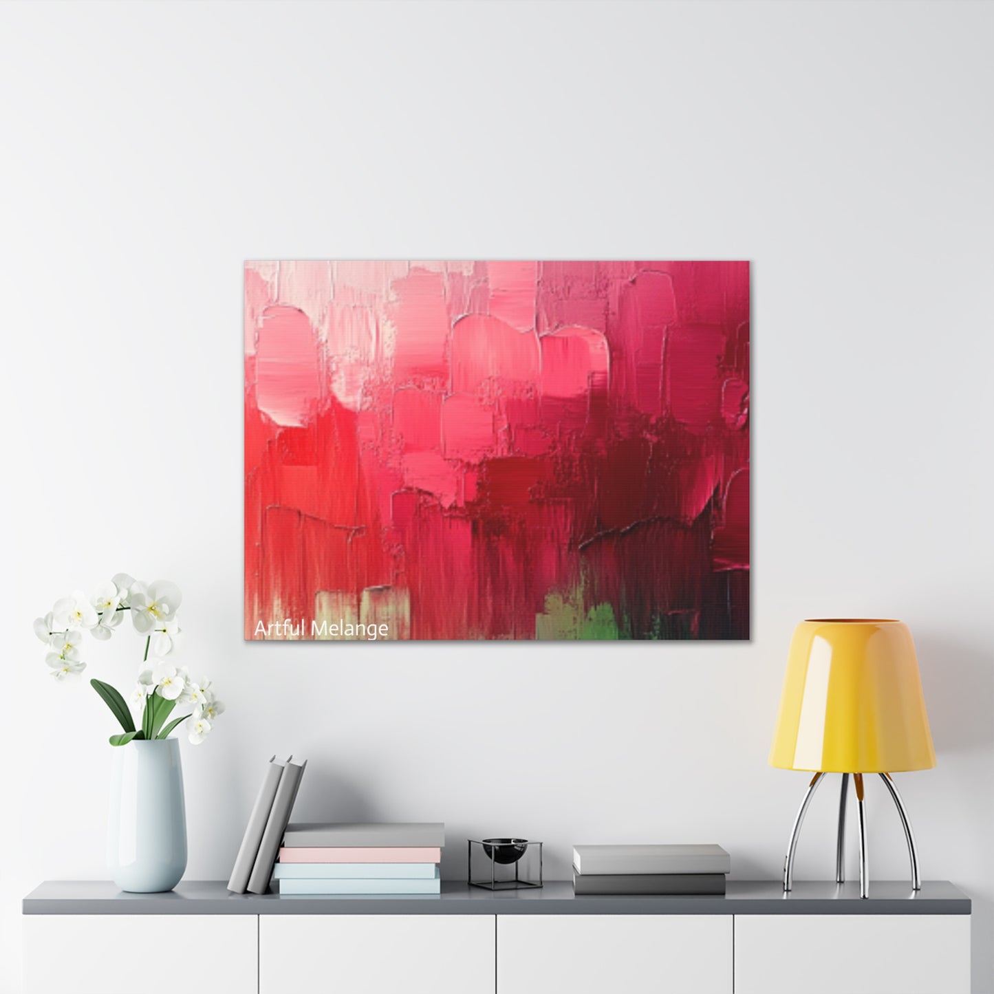 Acrylic Abstract Canvas Print - Richly Textured Artistry