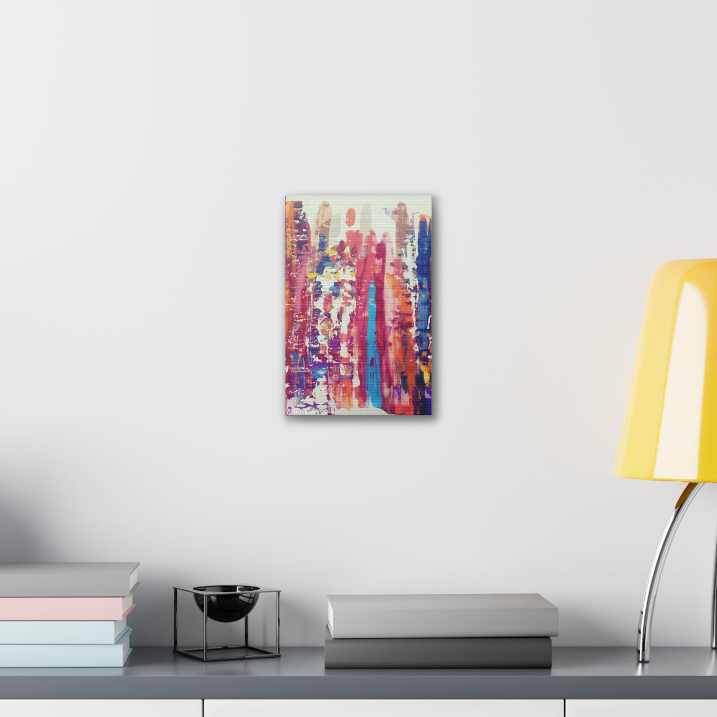 Primary Elegance: A Symphony of Sophistication Canvas Print