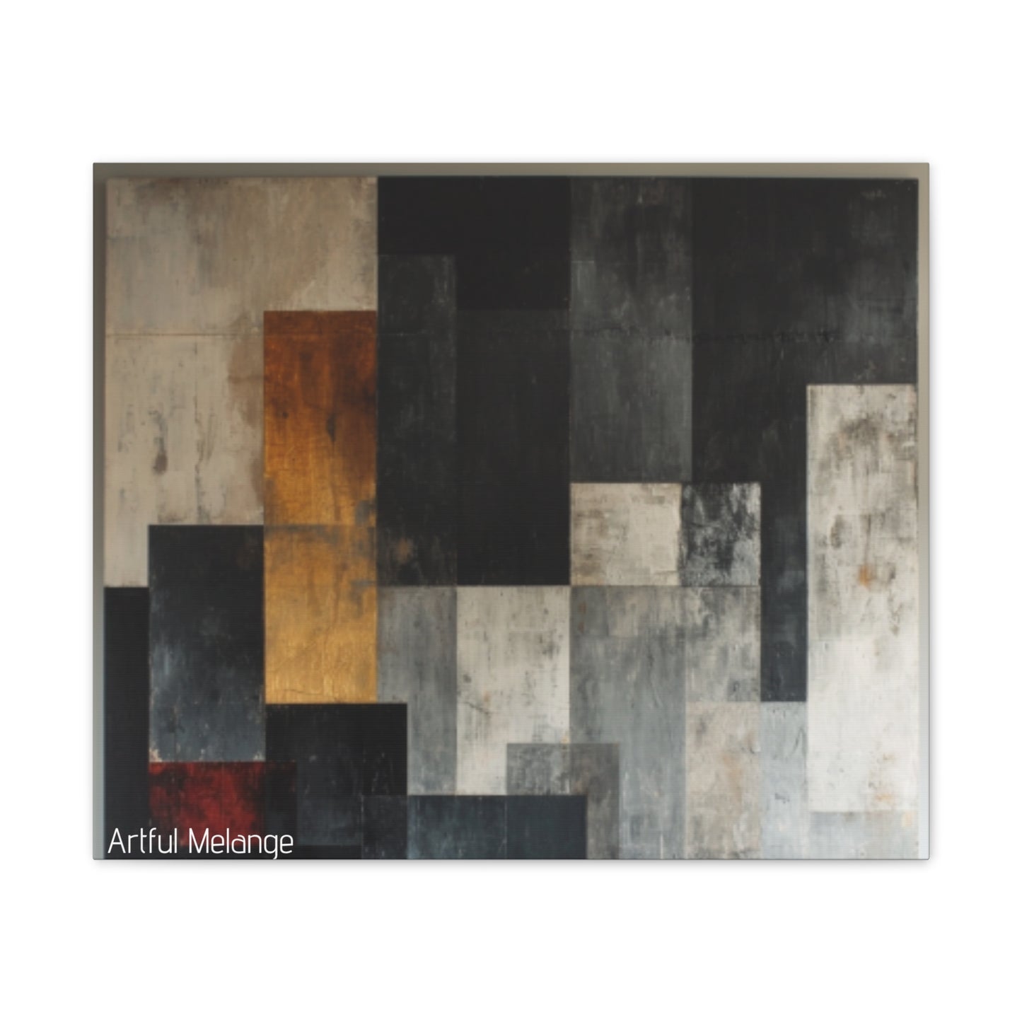 Primary Elegance: A Symphony of Sophistication Canvas Print