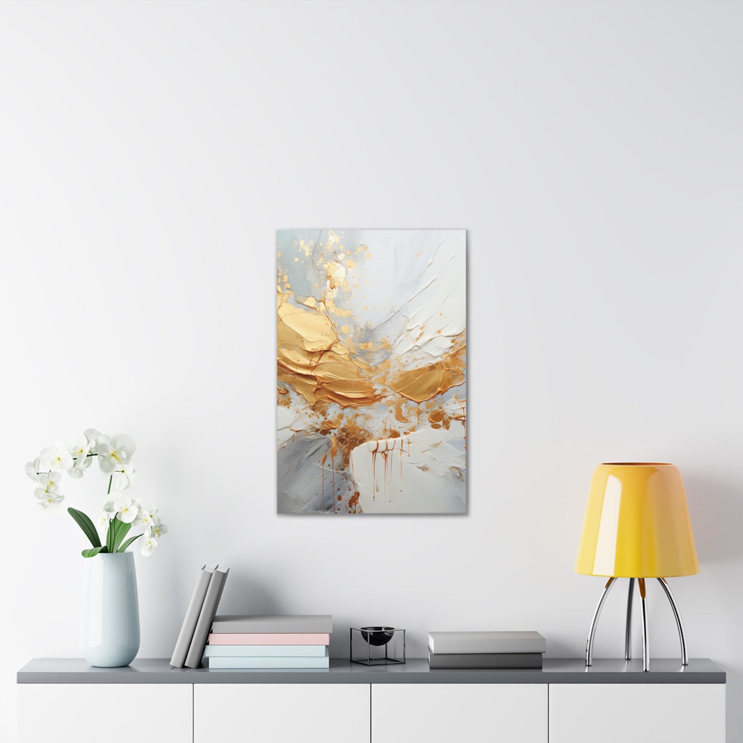 Acrylic Abstract Canvas Print - Richly Textured Artistry