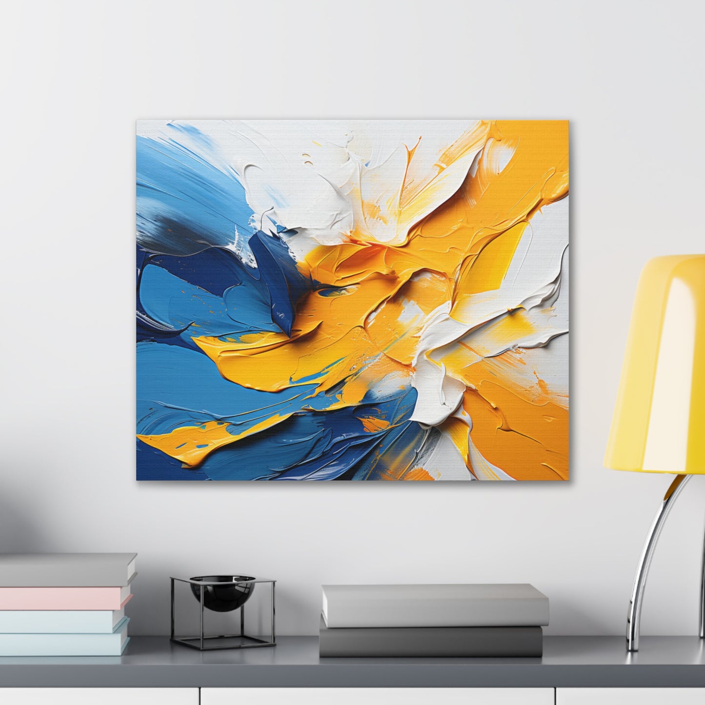 Timeless Elegance: Refined Vibrant Hues Canvas Print for Sophisticated Living Spaces