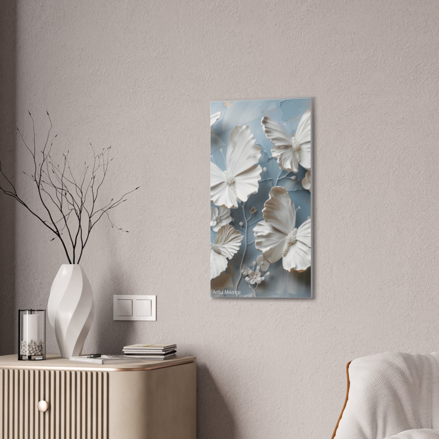 Fluttering Dreams: Butterfly Canvas Print Collection