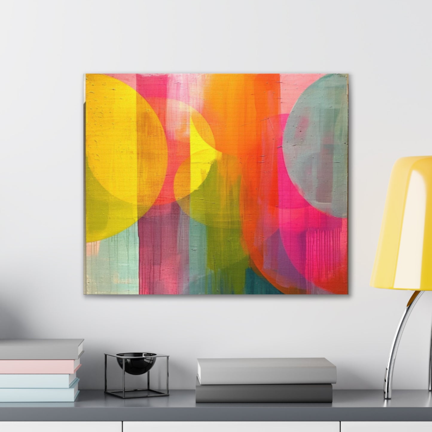 Primary Elegance: A Symphony of Sophistication Canvas Print